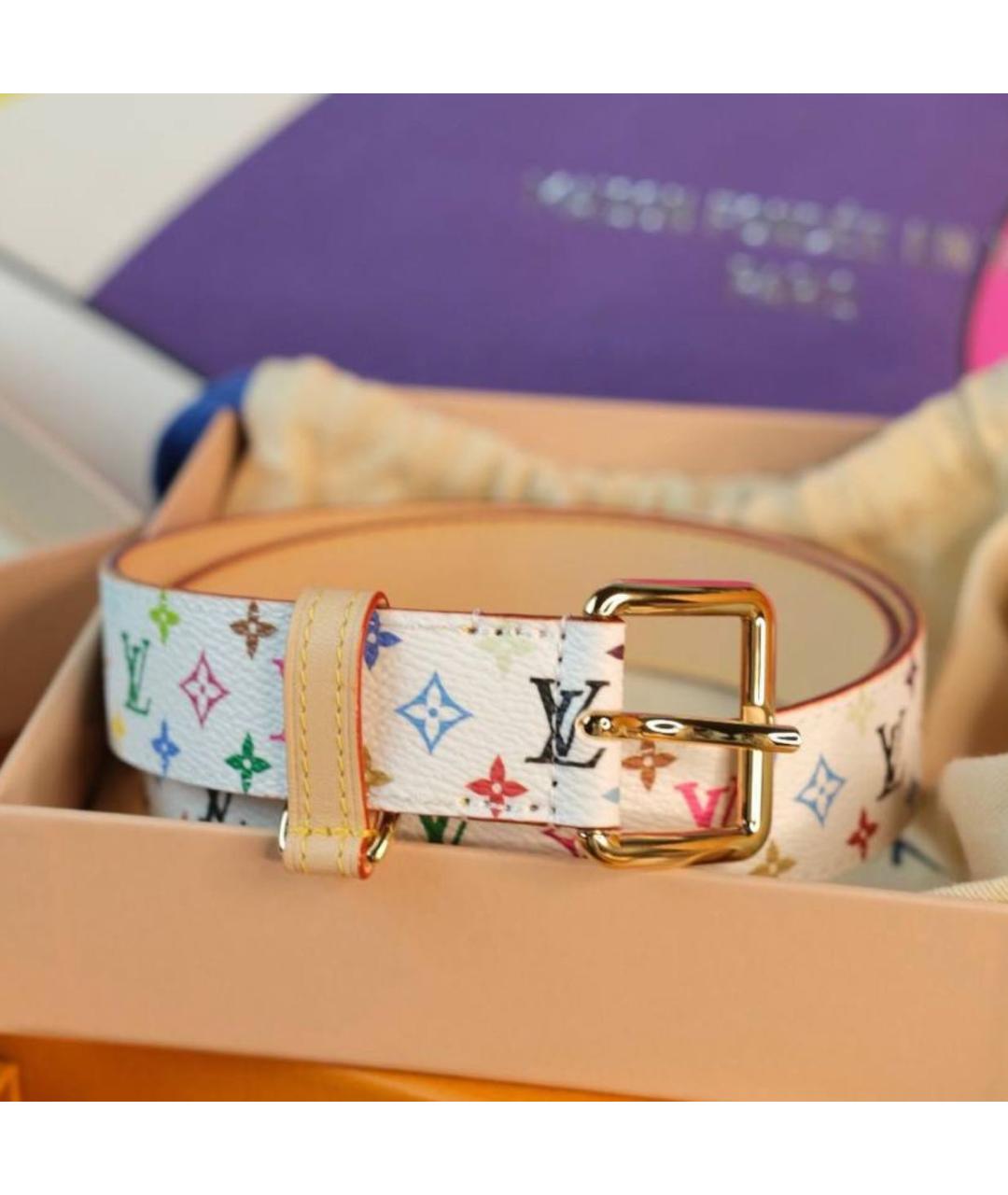 LOUIS VUITTON Кожаный ремень, фото 3