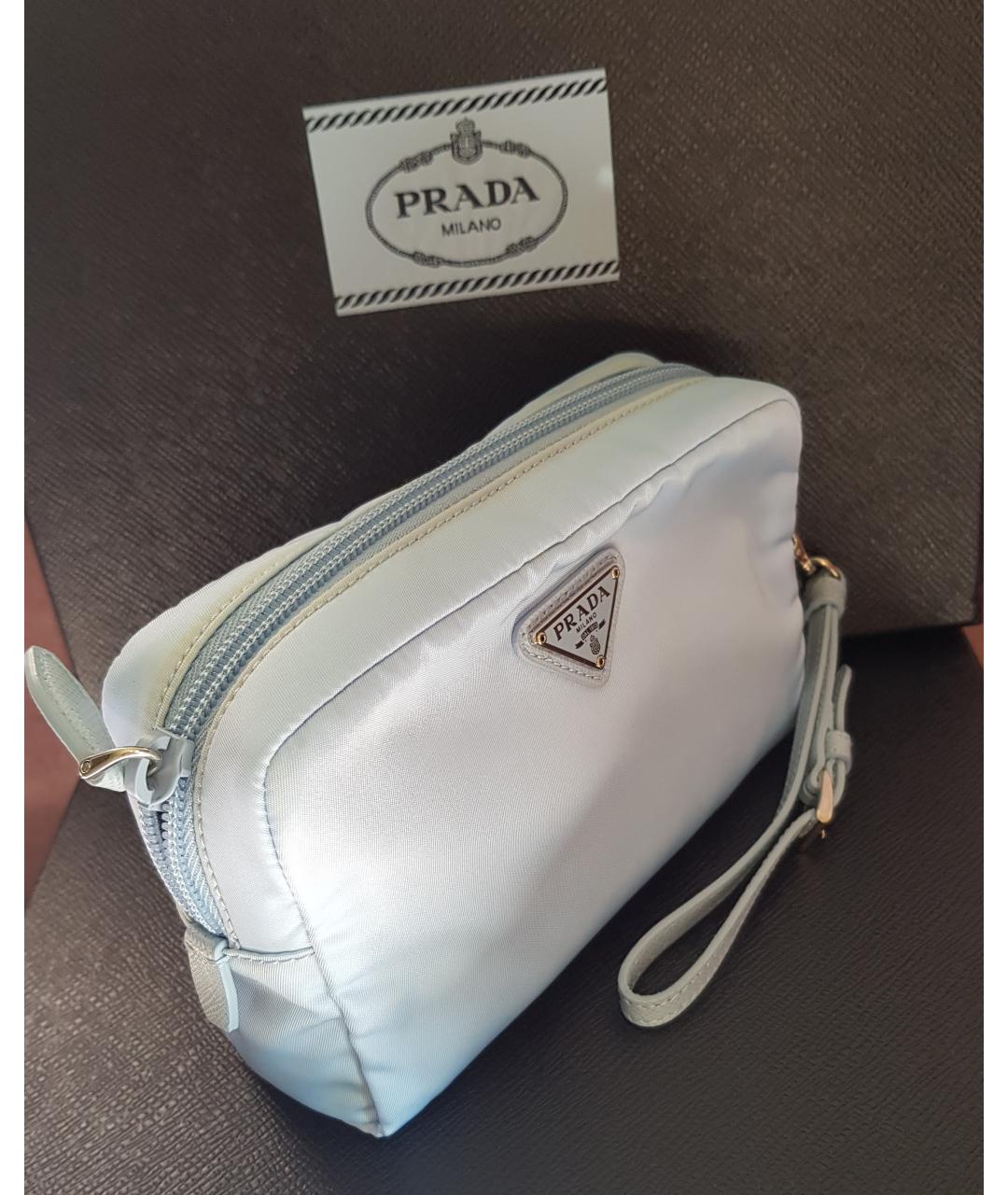 PRADA Голубая косметичка, фото 4