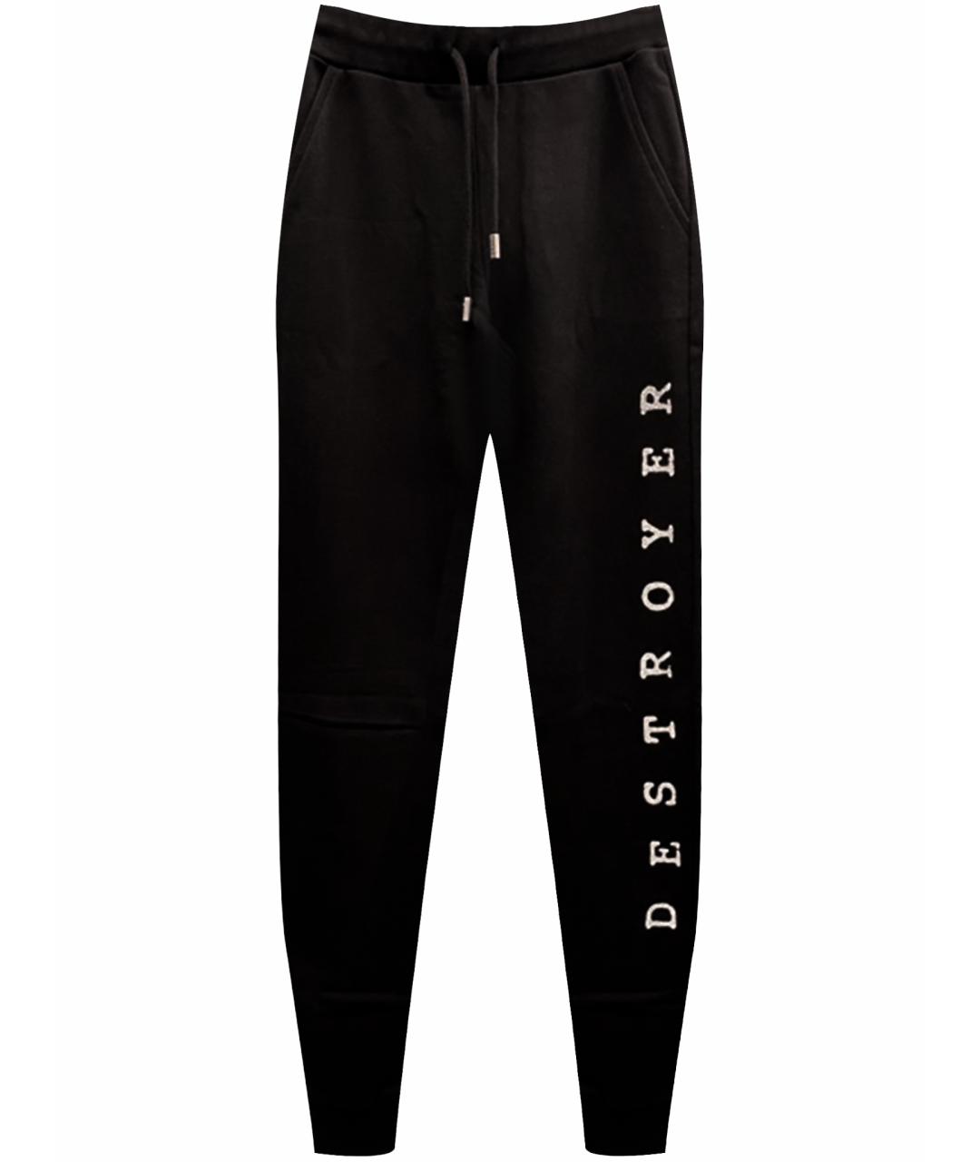 PHILIPP PLEIN Черные хлопковые спортивные брюки и шорты, фото 1