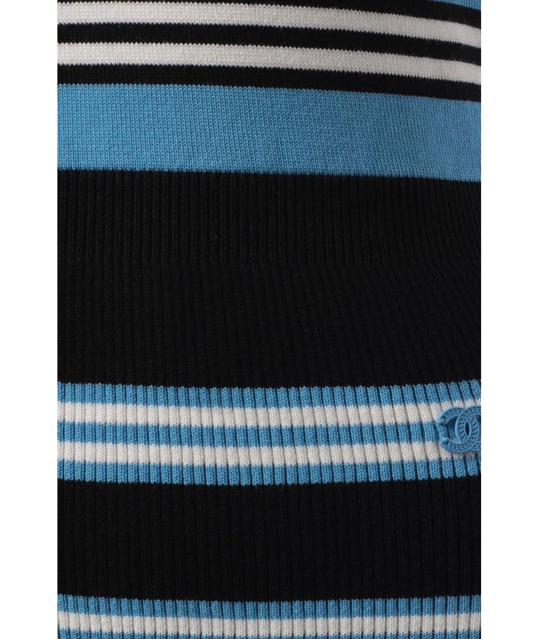CHANEL Мульти хлопковое платье, фото 2