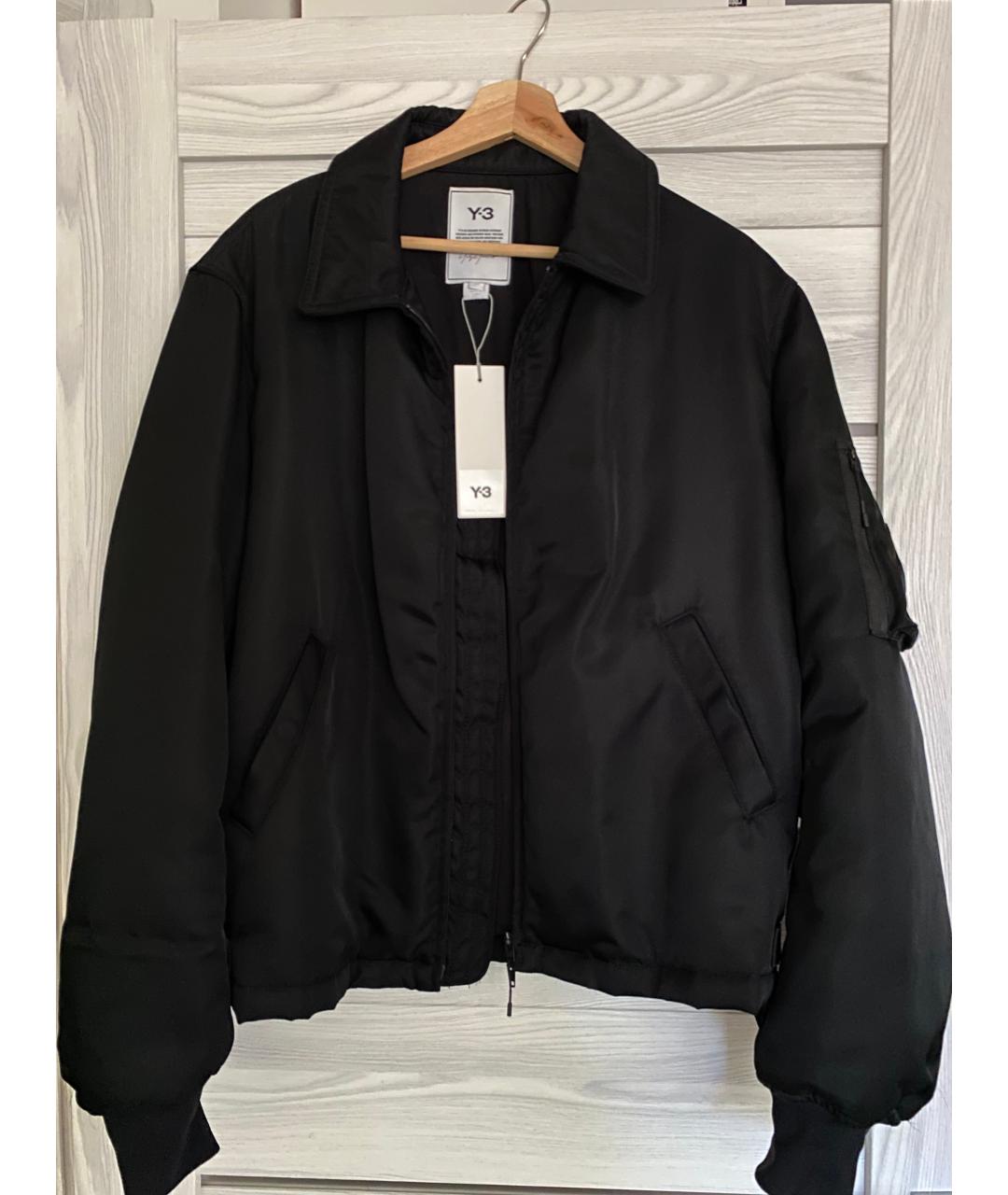 Y-3 Черная полиамидовая куртка, фото 9