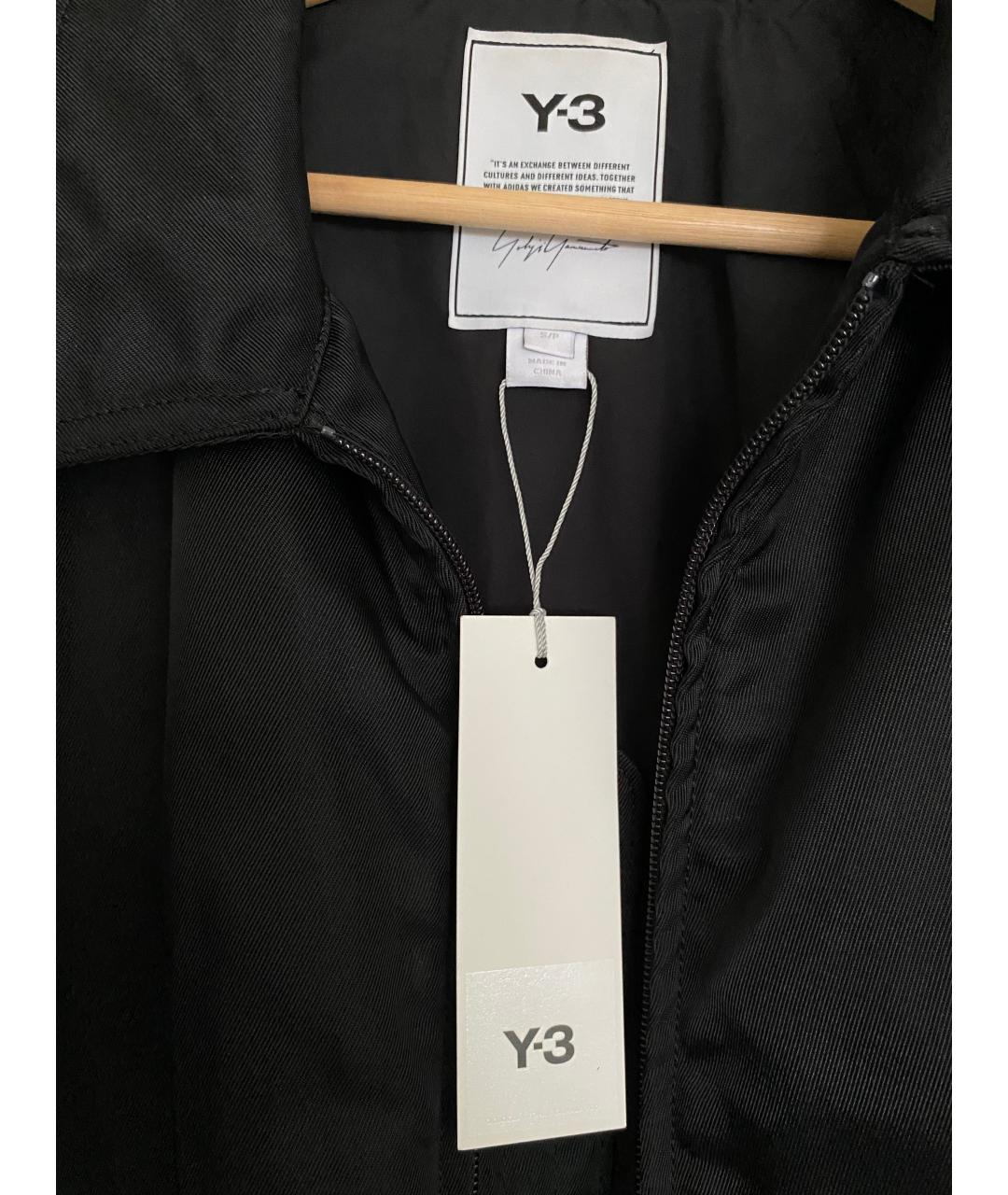 Y-3 Черная полиамидовая куртка, фото 3
