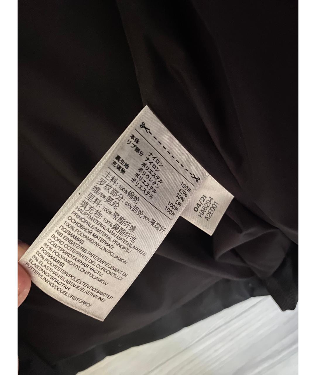 Y-3 Черная полиамидовая куртка, фото 4