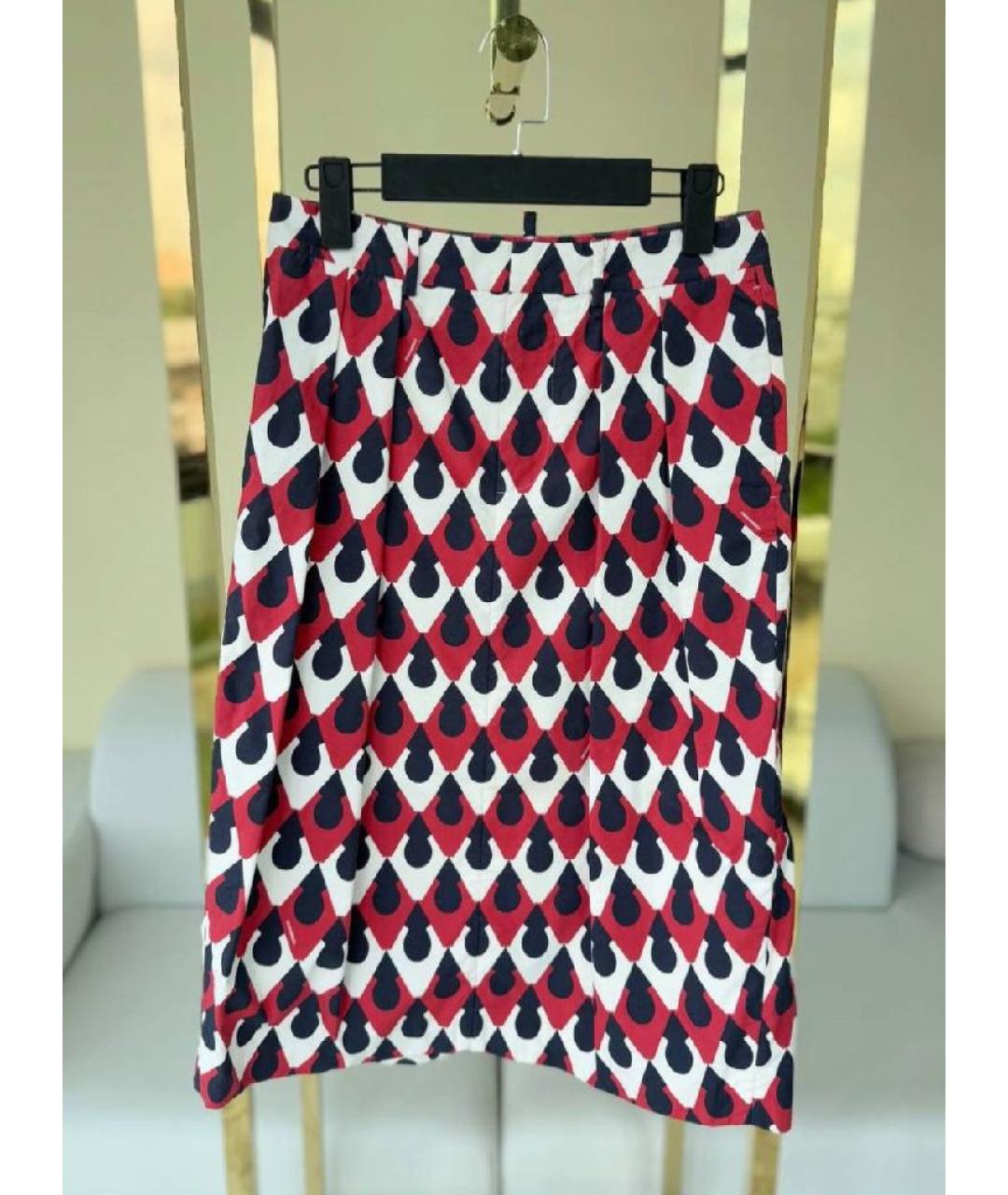 DSQUARED2 Хлопковая юбка миди, фото 2