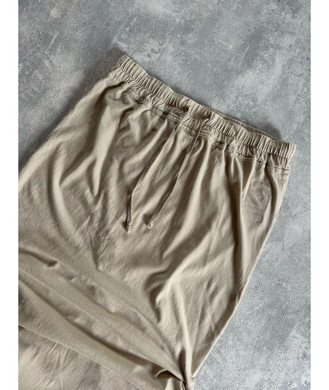 RICK OWENS DRKSHDW Бежевая хлопковая юбка миди, фото 2