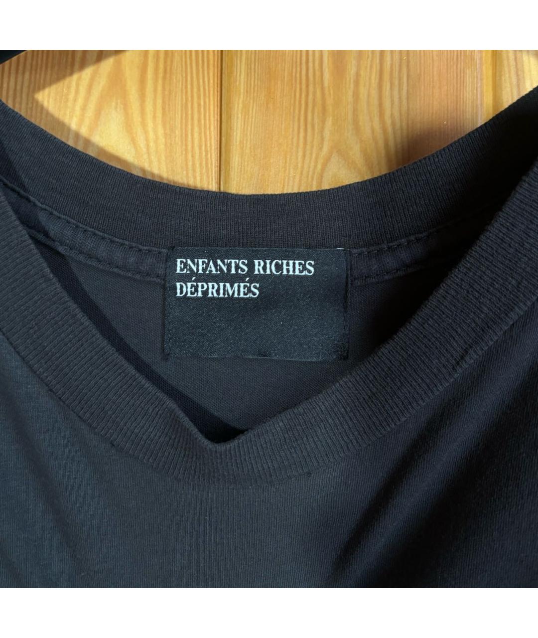 Enfants Riches Déprimés Черная хлопковая футболка, фото 6