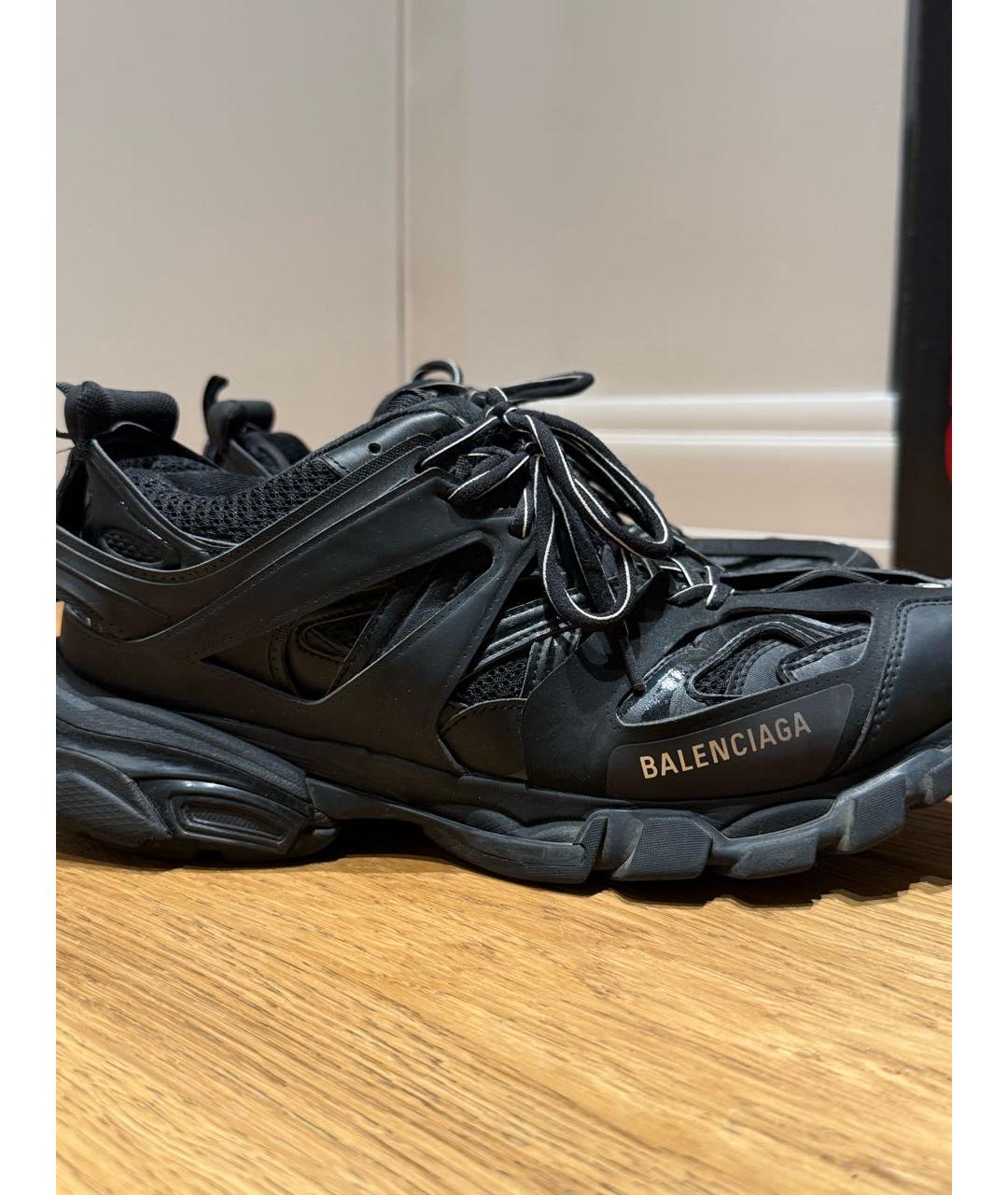 BALENCIAGA Черные низкие кроссовки / кеды, фото 2