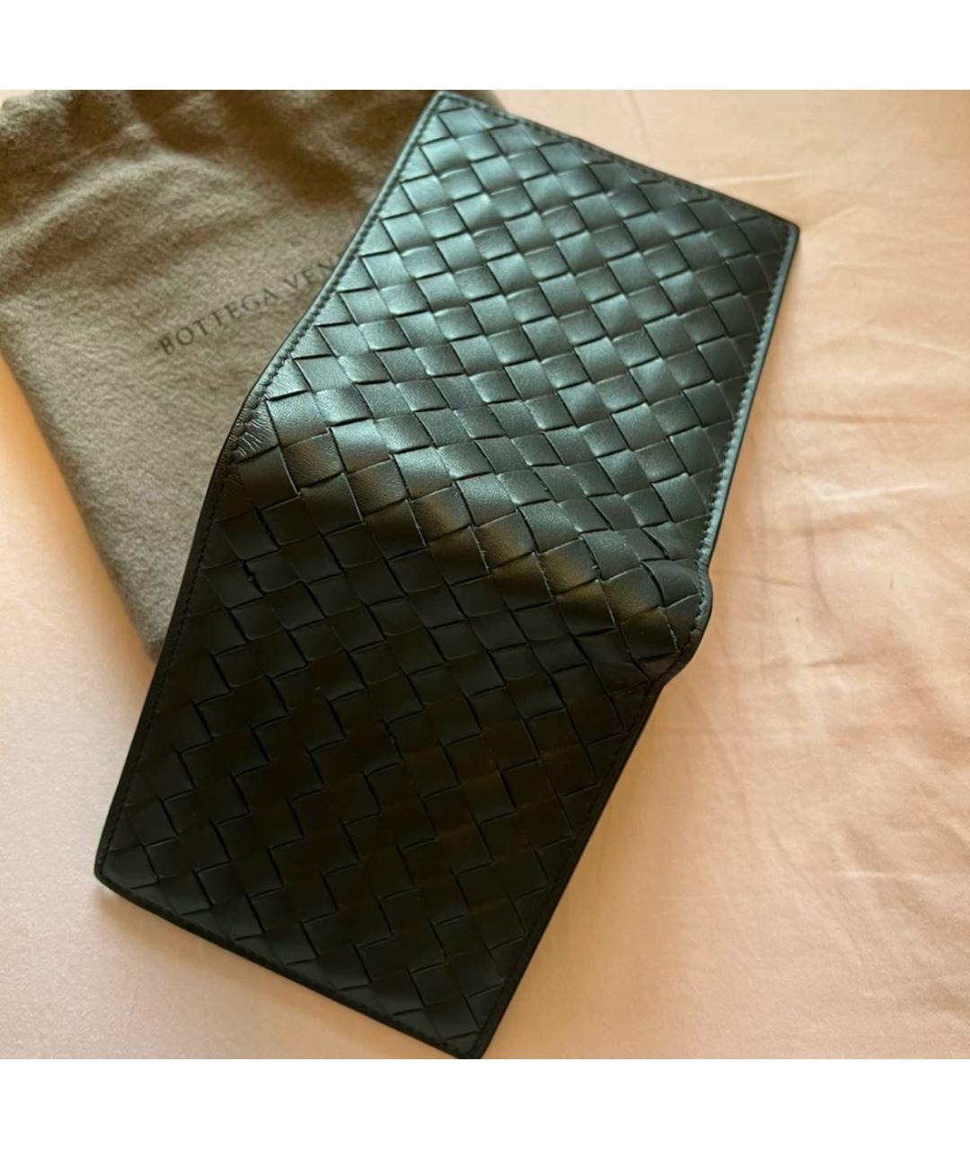BOTTEGA VENETA Черный кошелек, фото 5