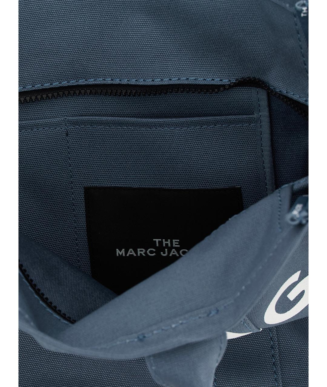 MARC JACOBS Синяя тканевая сумка тоут, фото 4