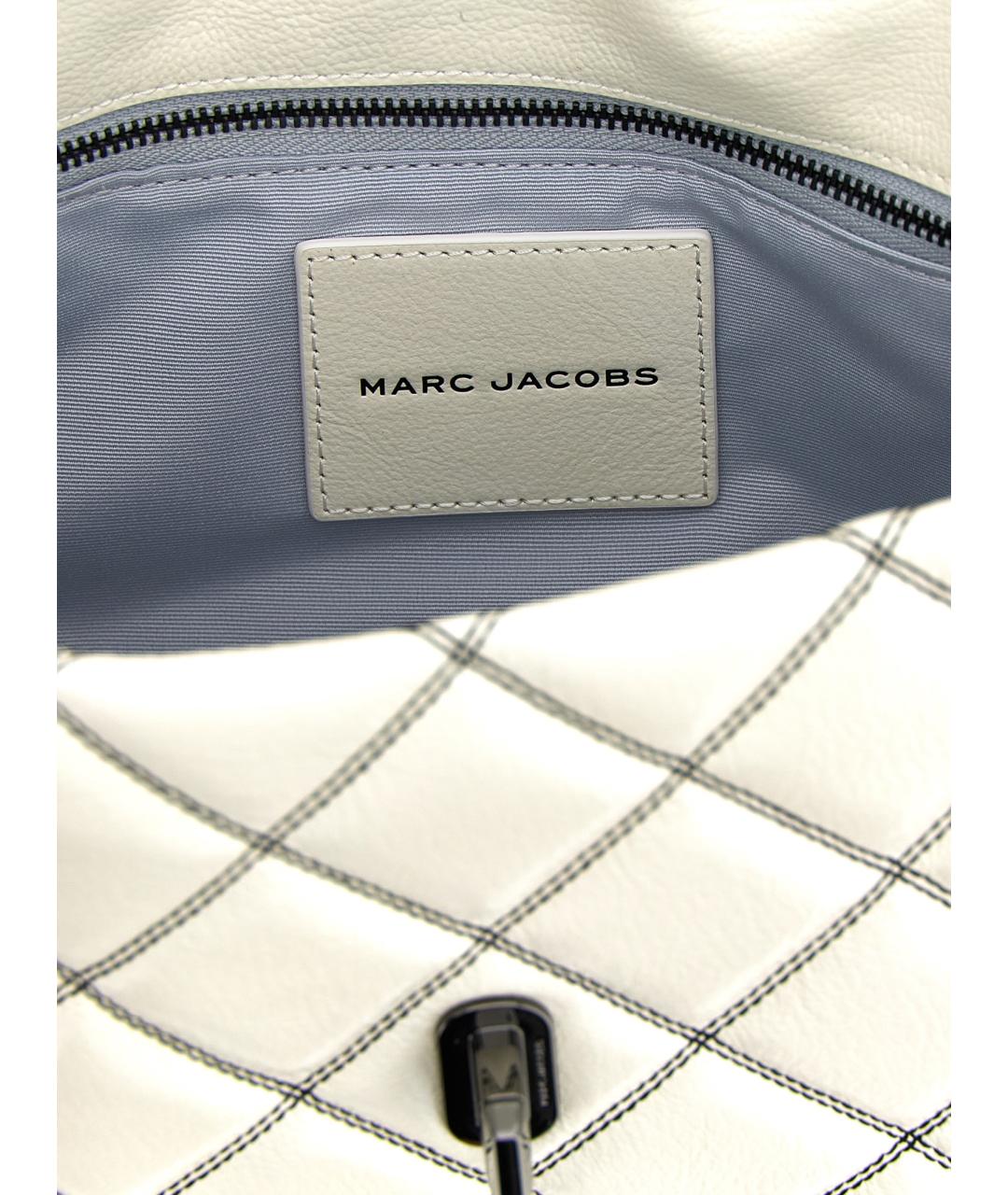 MARC JACOBS Белая кожаная сумка через плечо, фото 3