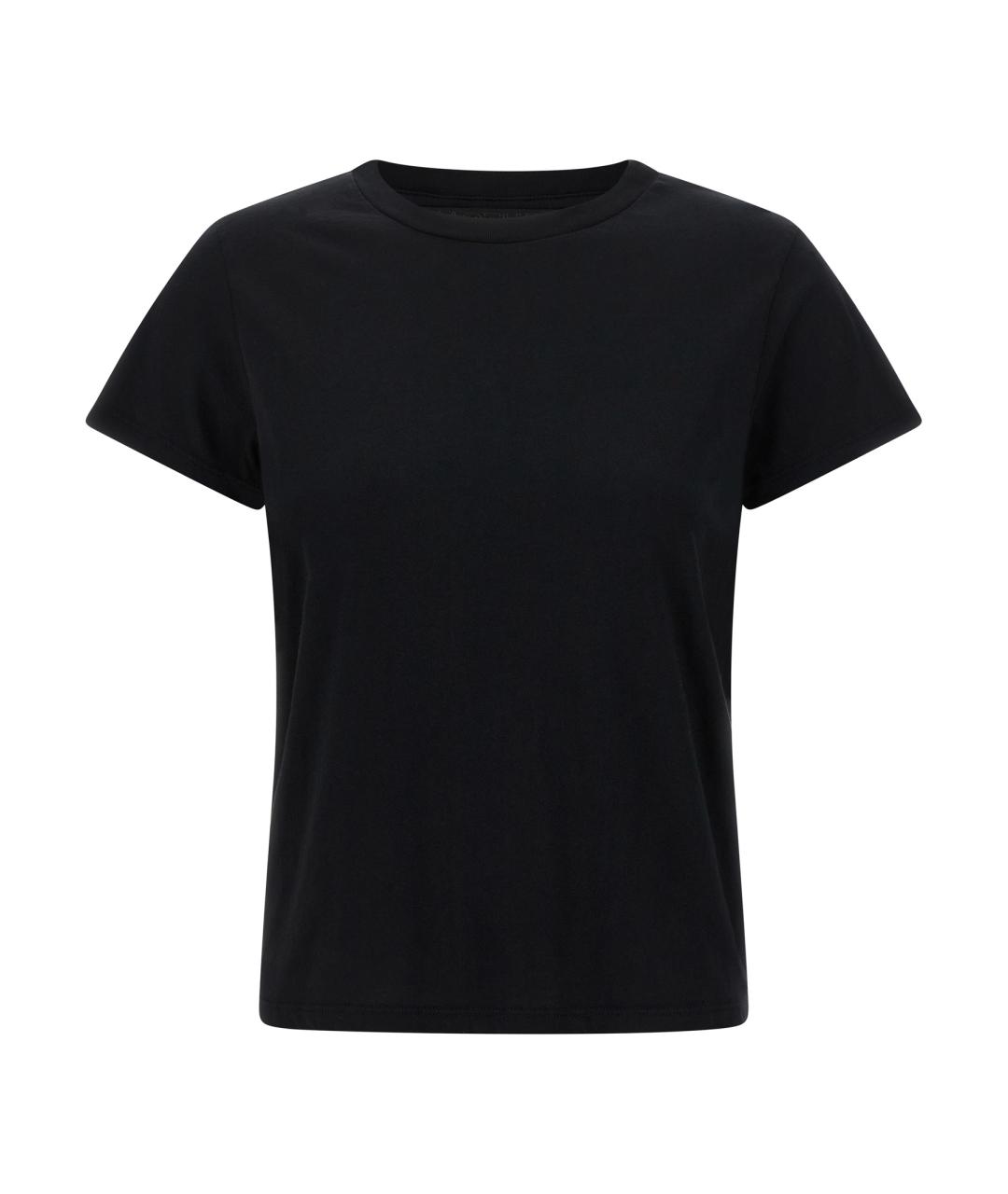 MOTHER Черная хлопковая футболка, фото 1