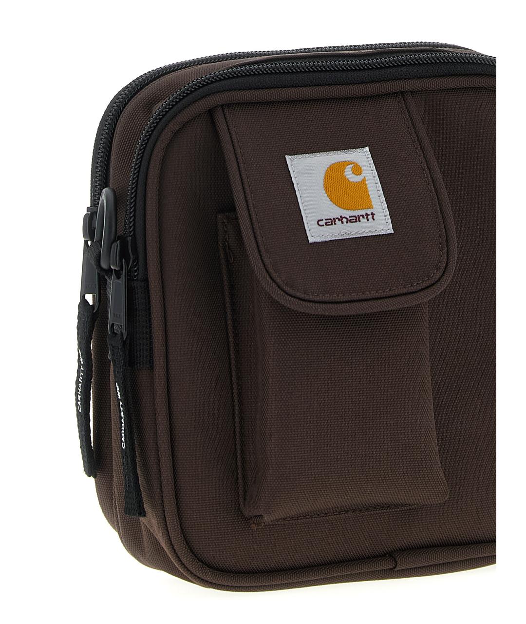 CARHARTT WIP Коричневая синтетическая сумка на плечо, фото 3
