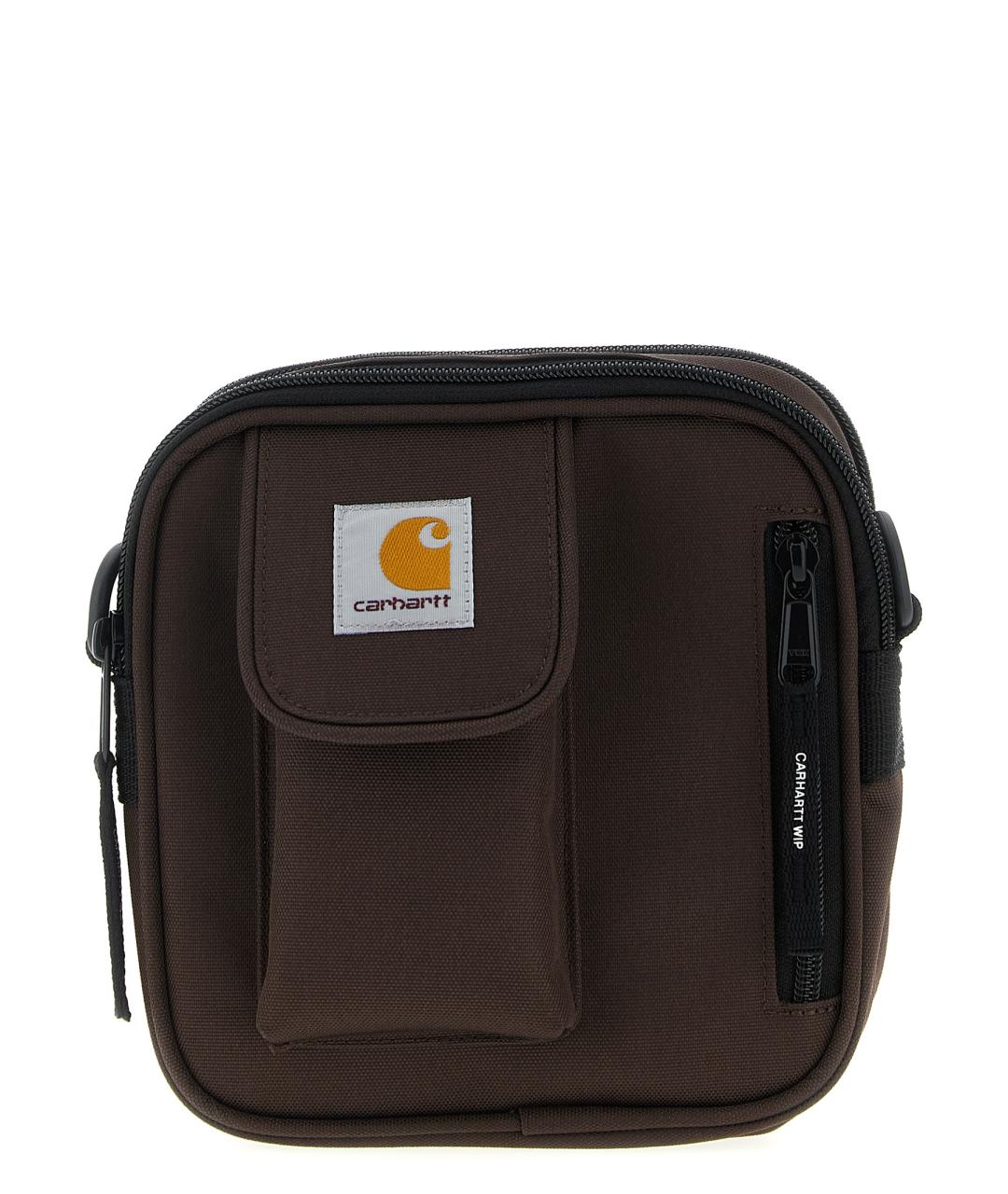 CARHARTT WIP Коричневая синтетическая сумка на плечо, фото 1