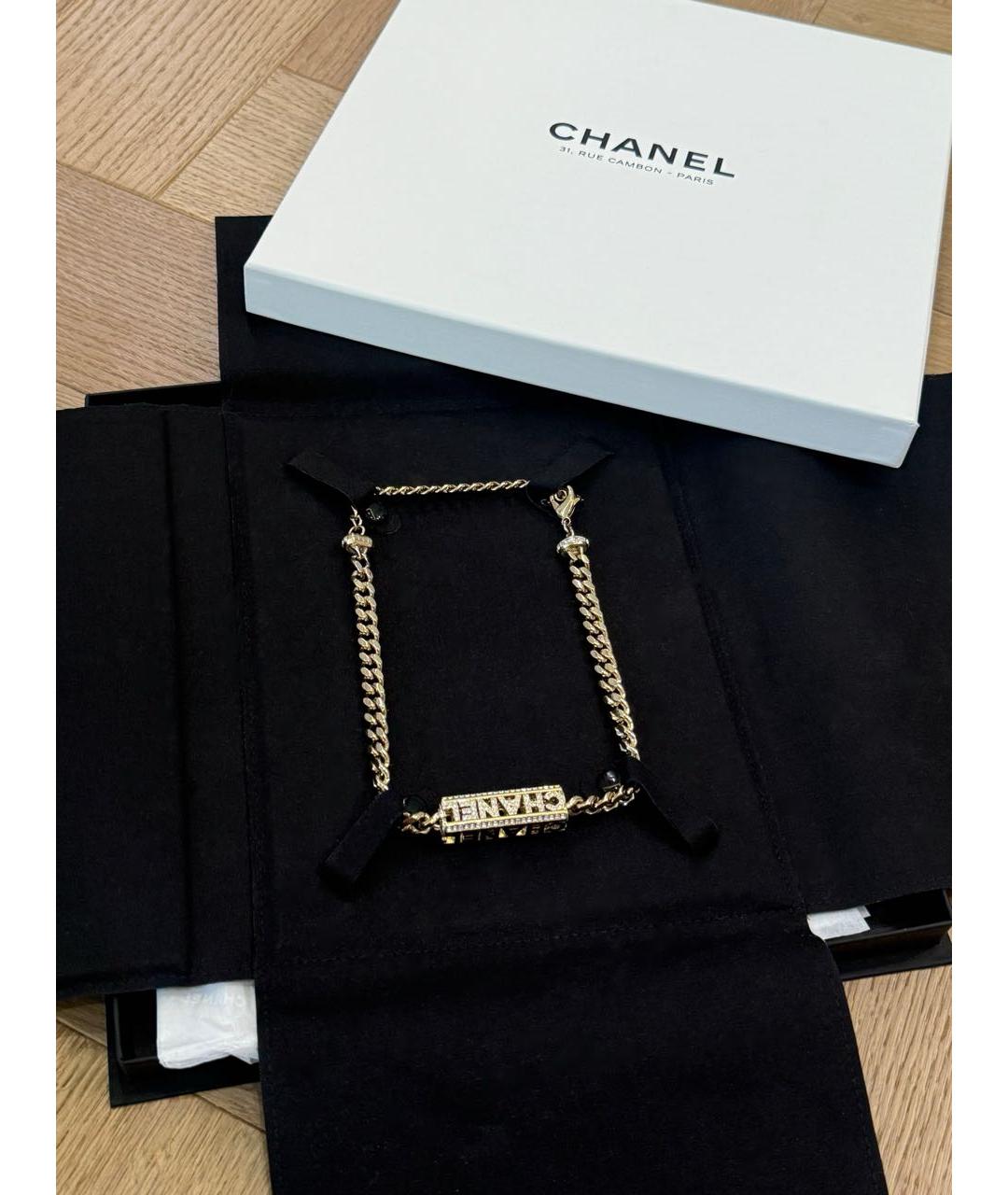 CHANEL Золотой чокер, фото 2