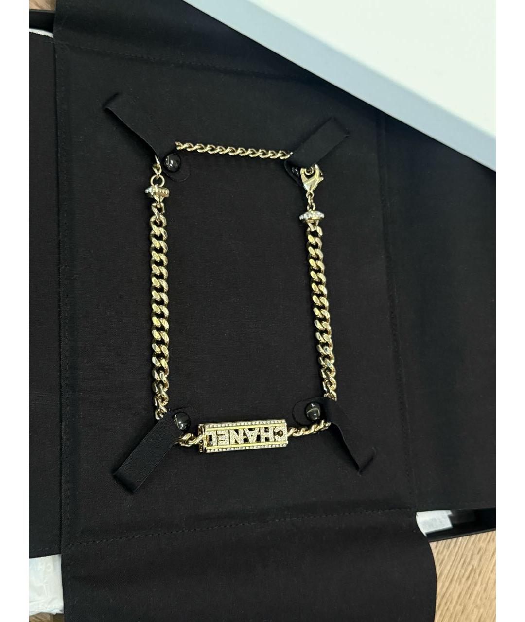 CHANEL Золотой чокер, фото 3