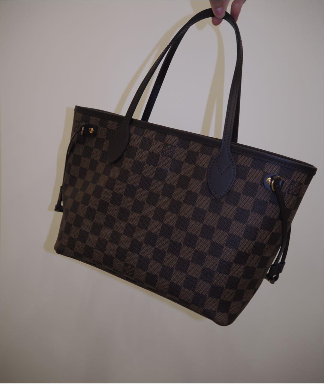 LOUIS VUITTON Коричневая синтетическая сумка тоут, фото 8