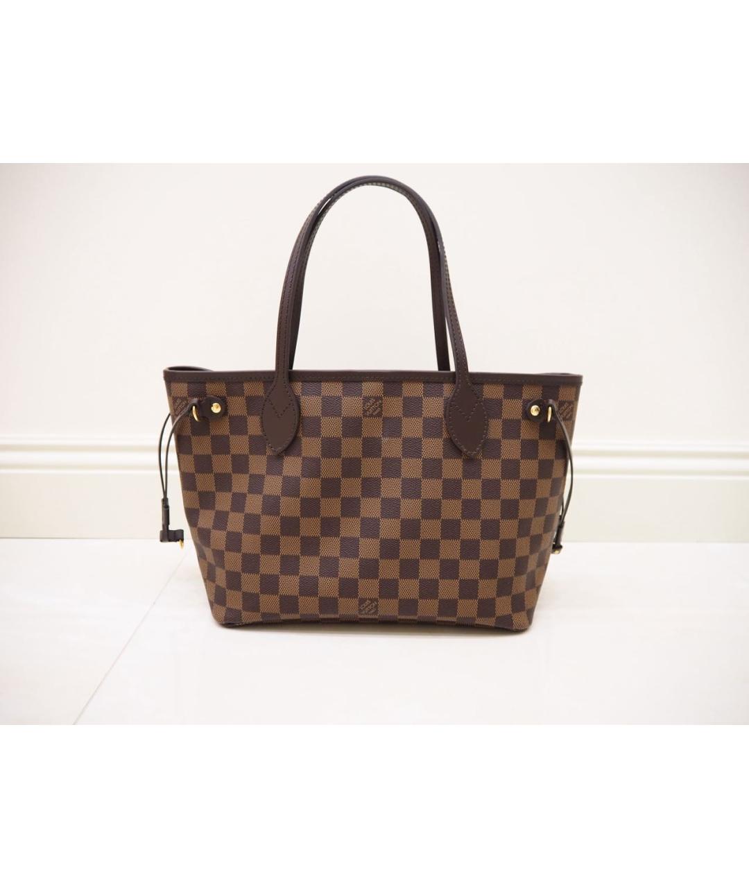 LOUIS VUITTON Коричневая синтетическая сумка тоут, фото 9