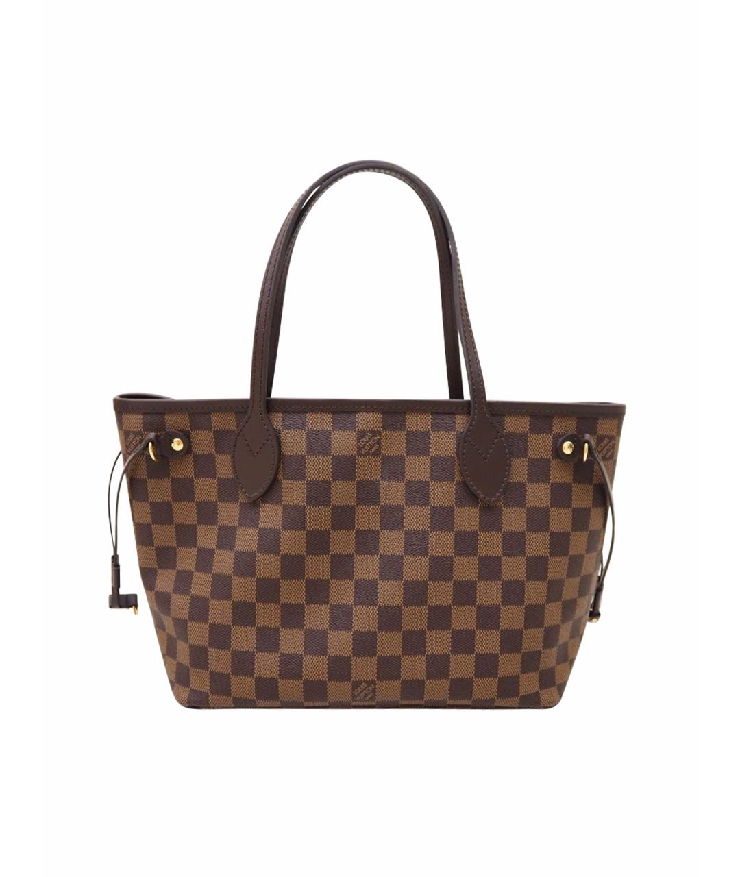 LOUIS VUITTON Коричневая синтетическая сумка тоут, фото 1