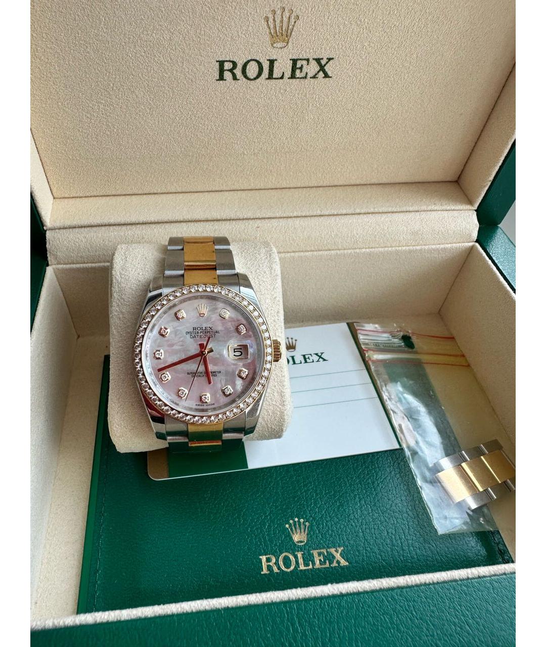 ROLEX Белые часы, фото 3