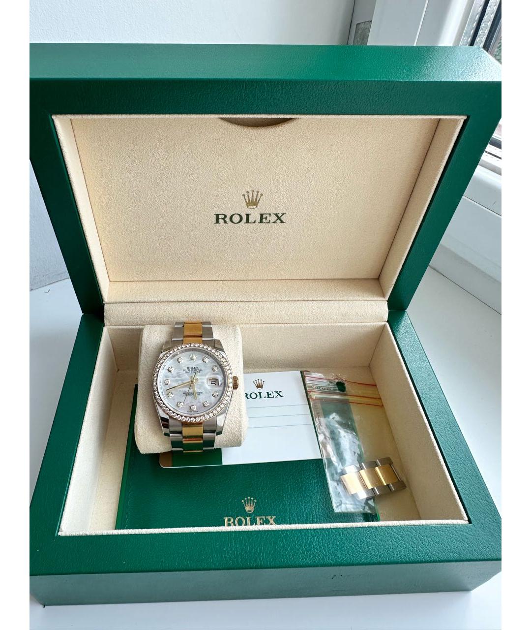 ROLEX Белые часы, фото 2
