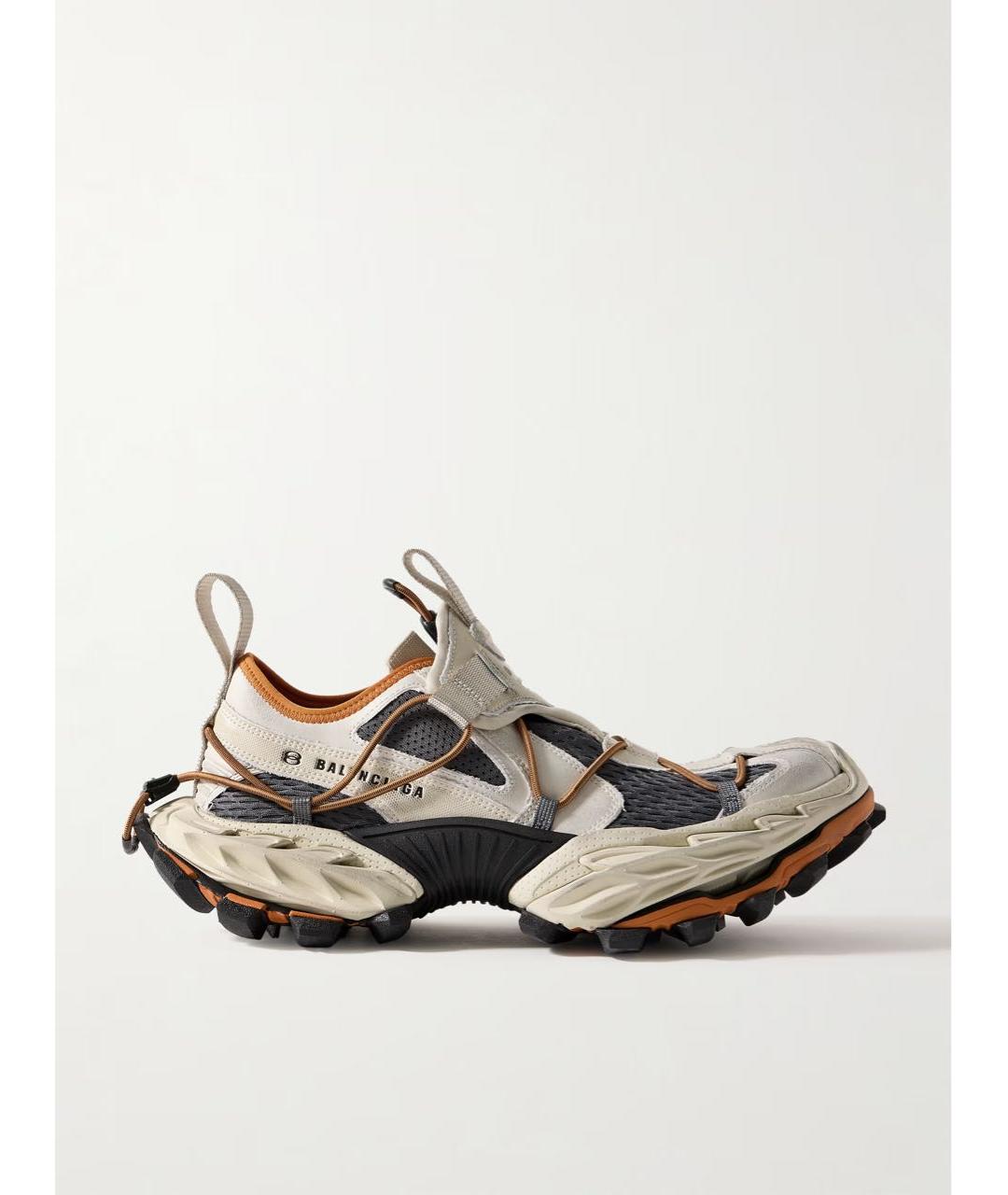 BALENCIAGA Белые низкие кроссовки / кеды, фото 7