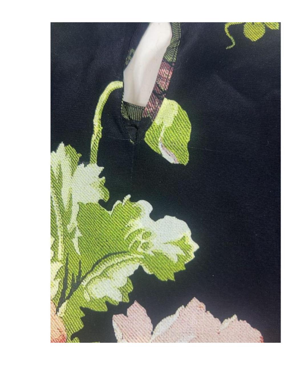 DRIES VAN NOTEN Черное шелковое повседневное платье, фото 5