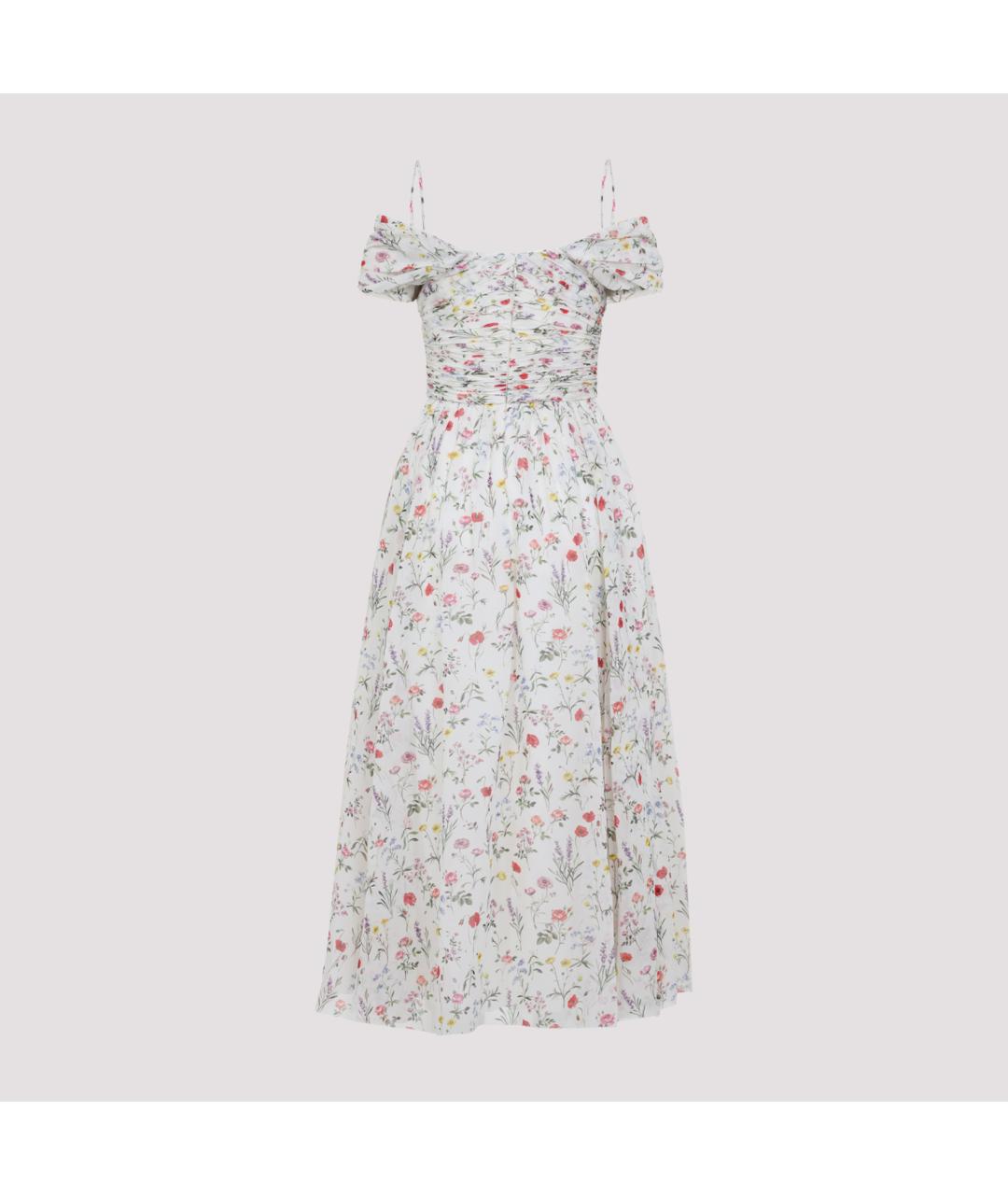 GIAMBATTISTA VALLI Мульти шелковое платье, фото 4