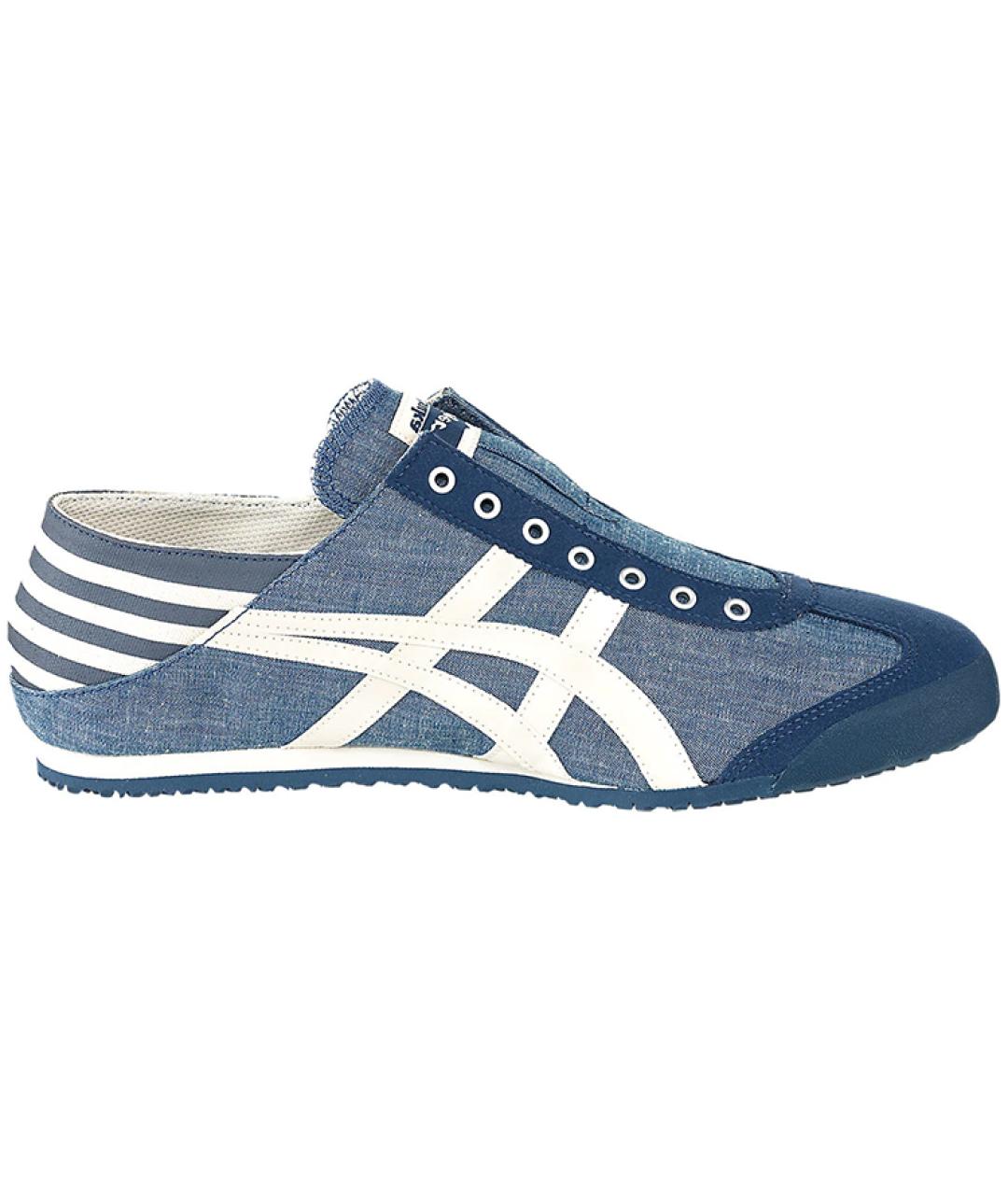 ONITSUKA TIGER Синие текстильные кроссовки, фото 2