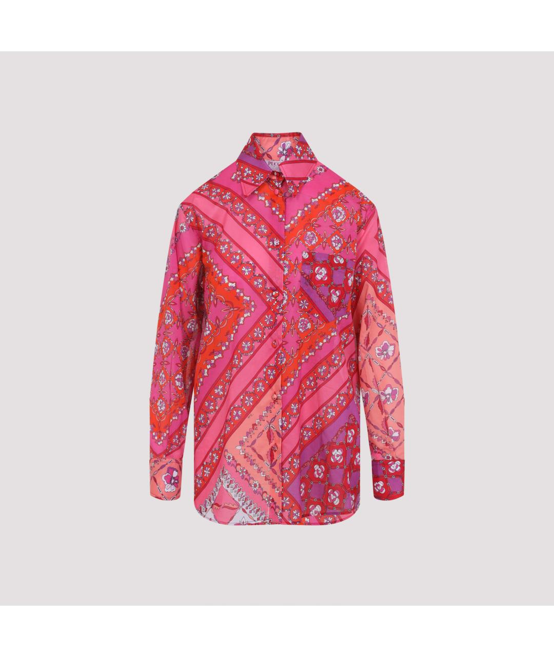 PUCCI Розовая хлопковая рубашка, фото 3