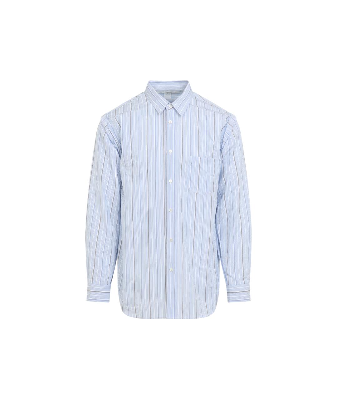 COMME DES GARÇONS SHIRT Голубая хлопковая кэжуал рубашка, фото 1