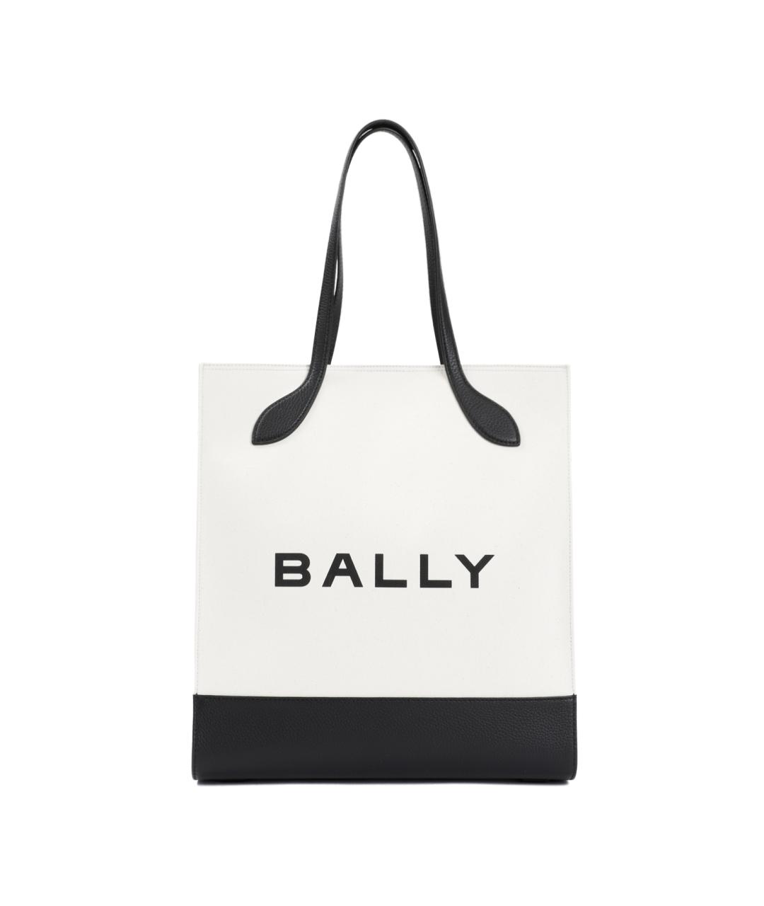 BALLY Бежевая тканевая сумка тоут, фото 1