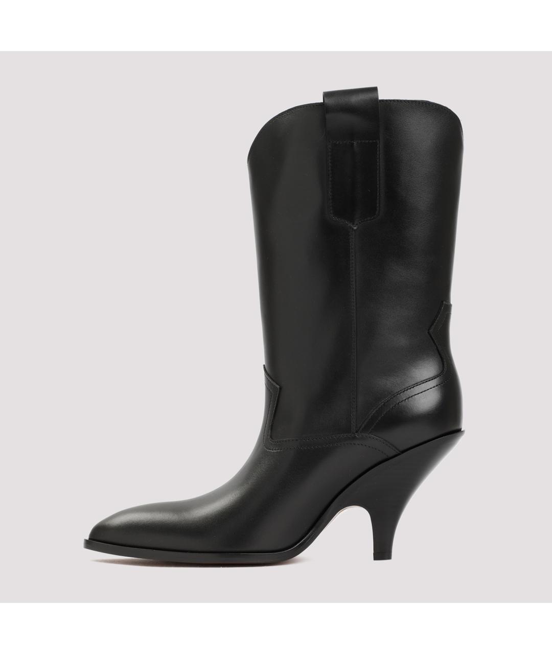 BALLY Черные кожаные сапоги, фото 4