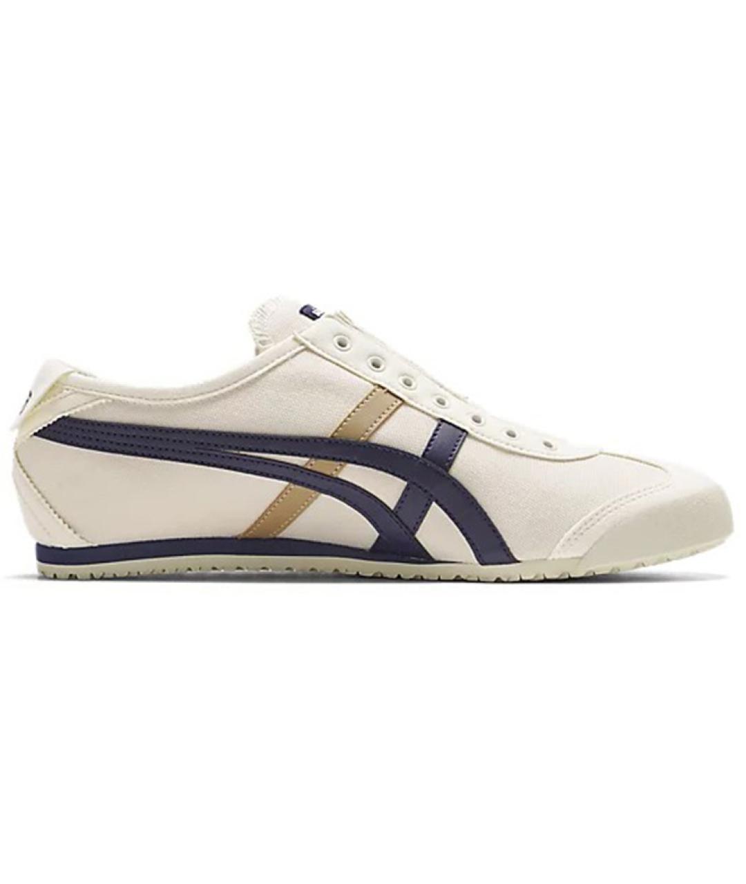 ONITSUKA TIGER Бежевые текстильные кеды, фото 1