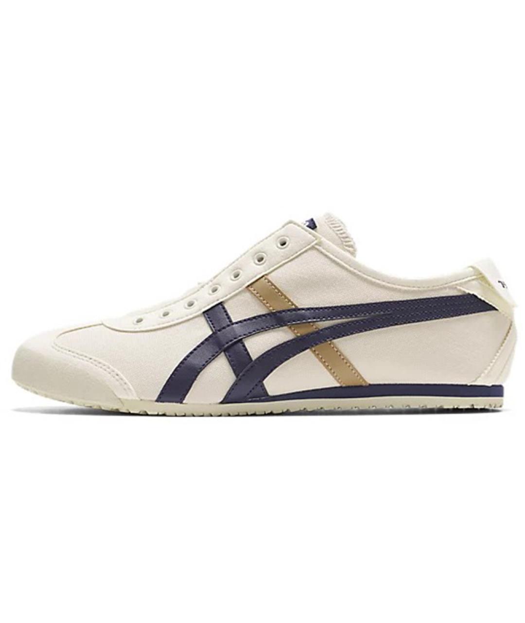 ONITSUKA TIGER Бежевые текстильные кеды, фото 2