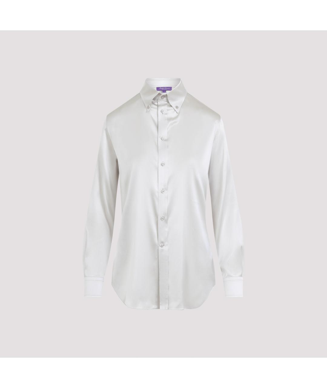 RALPH LAUREN Серая шелковая рубашка, фото 3