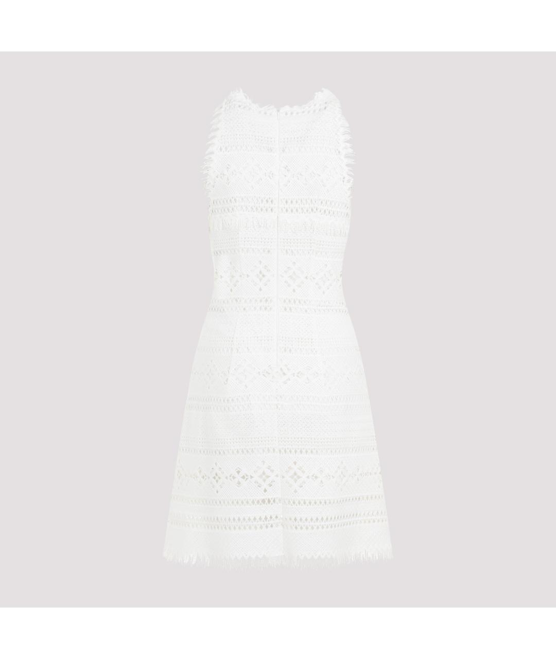 ERMANNO SCERVINO Белое полиэстеровое повседневное платье, фото 4