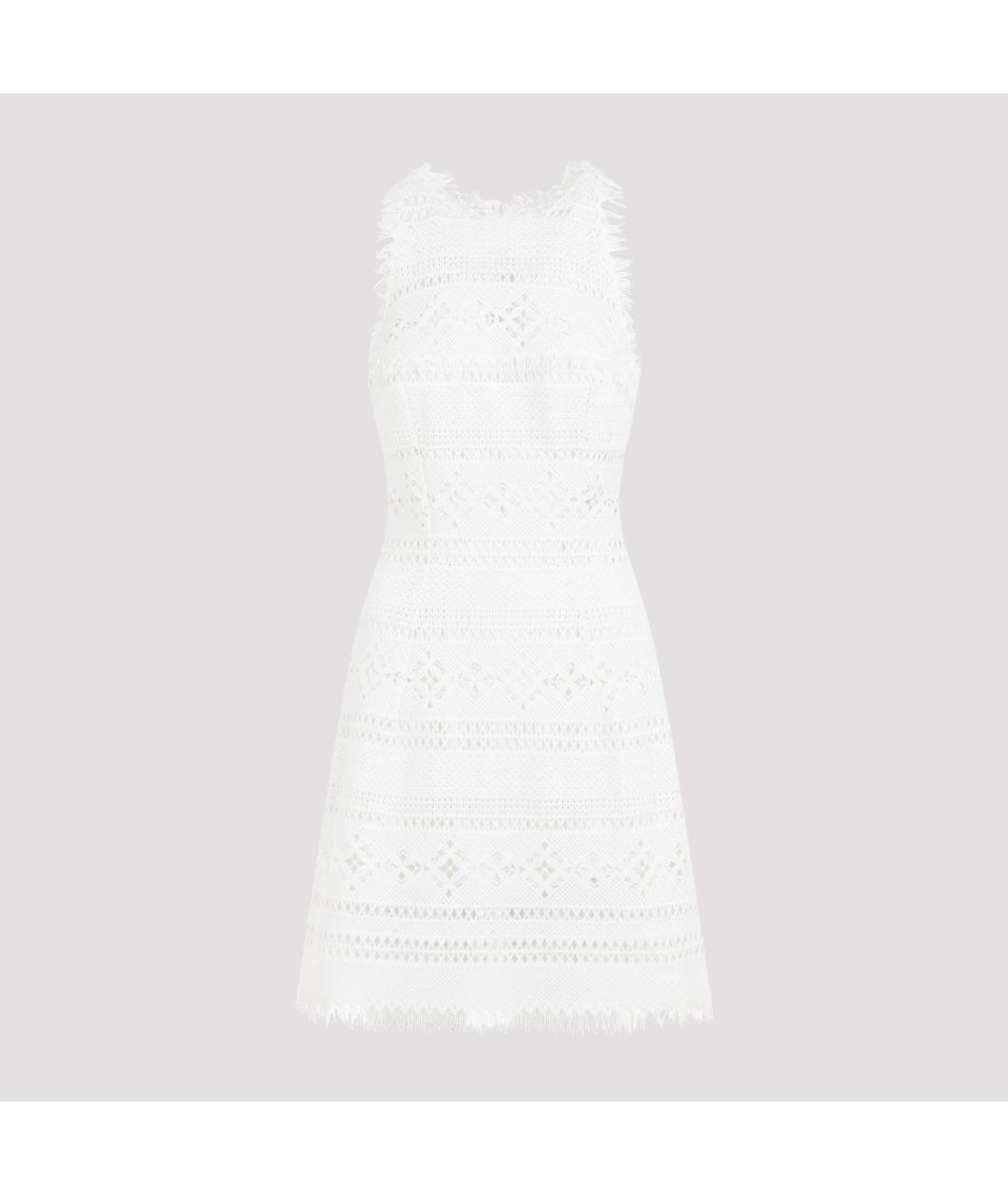 ERMANNO SCERVINO Белое полиэстеровое повседневное платье, фото 3