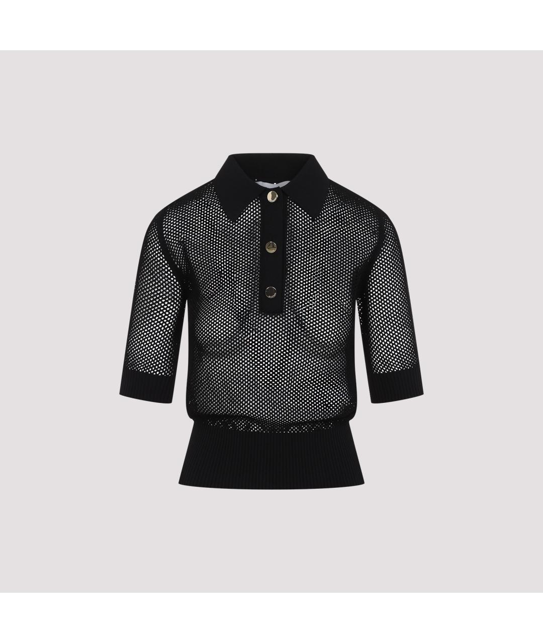 SPORTMAX Черный вискозный джемпер / свитер, фото 2