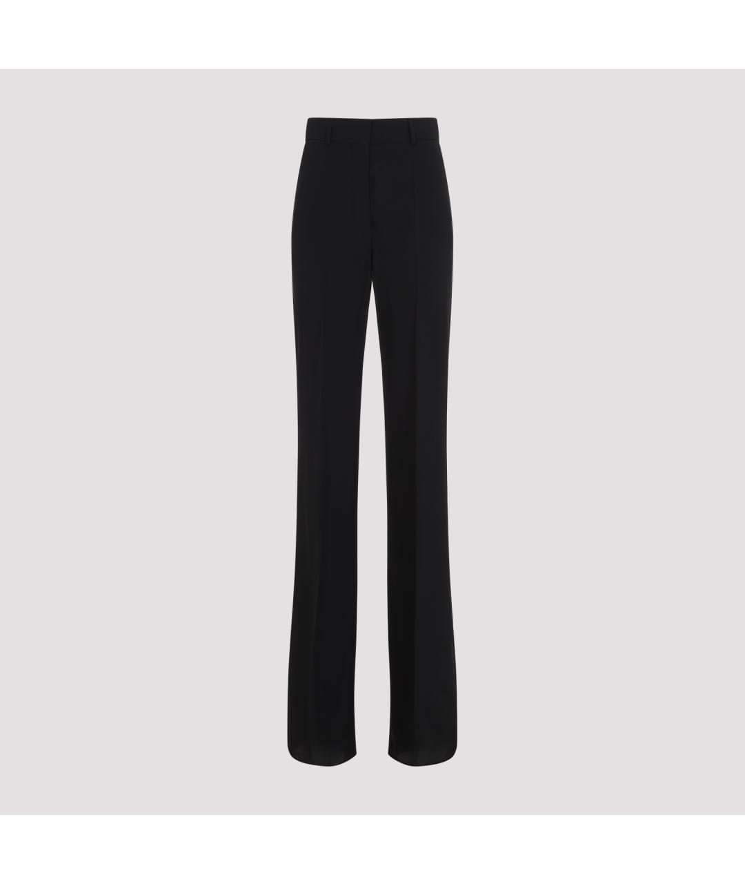 SPORTMAX Черные вискозные брюки узкие, фото 2