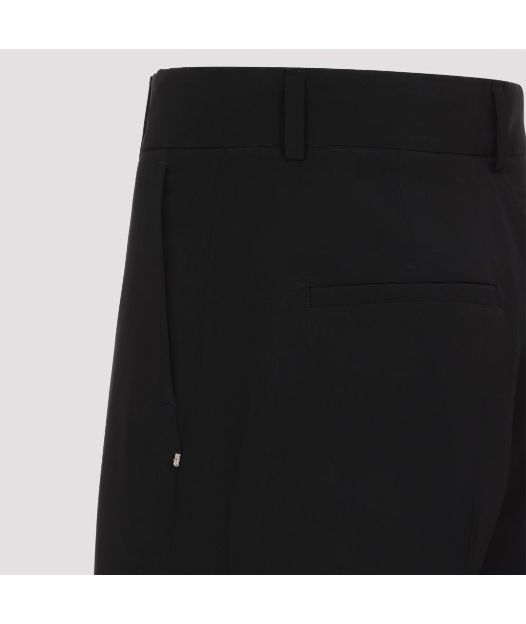 SPORTMAX Черные вискозные брюки узкие, фото 5