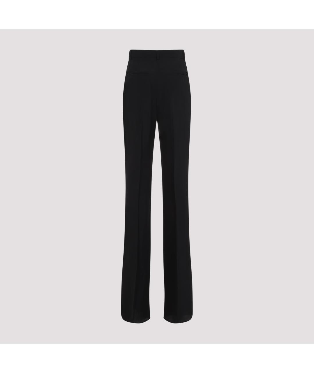 SPORTMAX Черные вискозные брюки узкие, фото 4