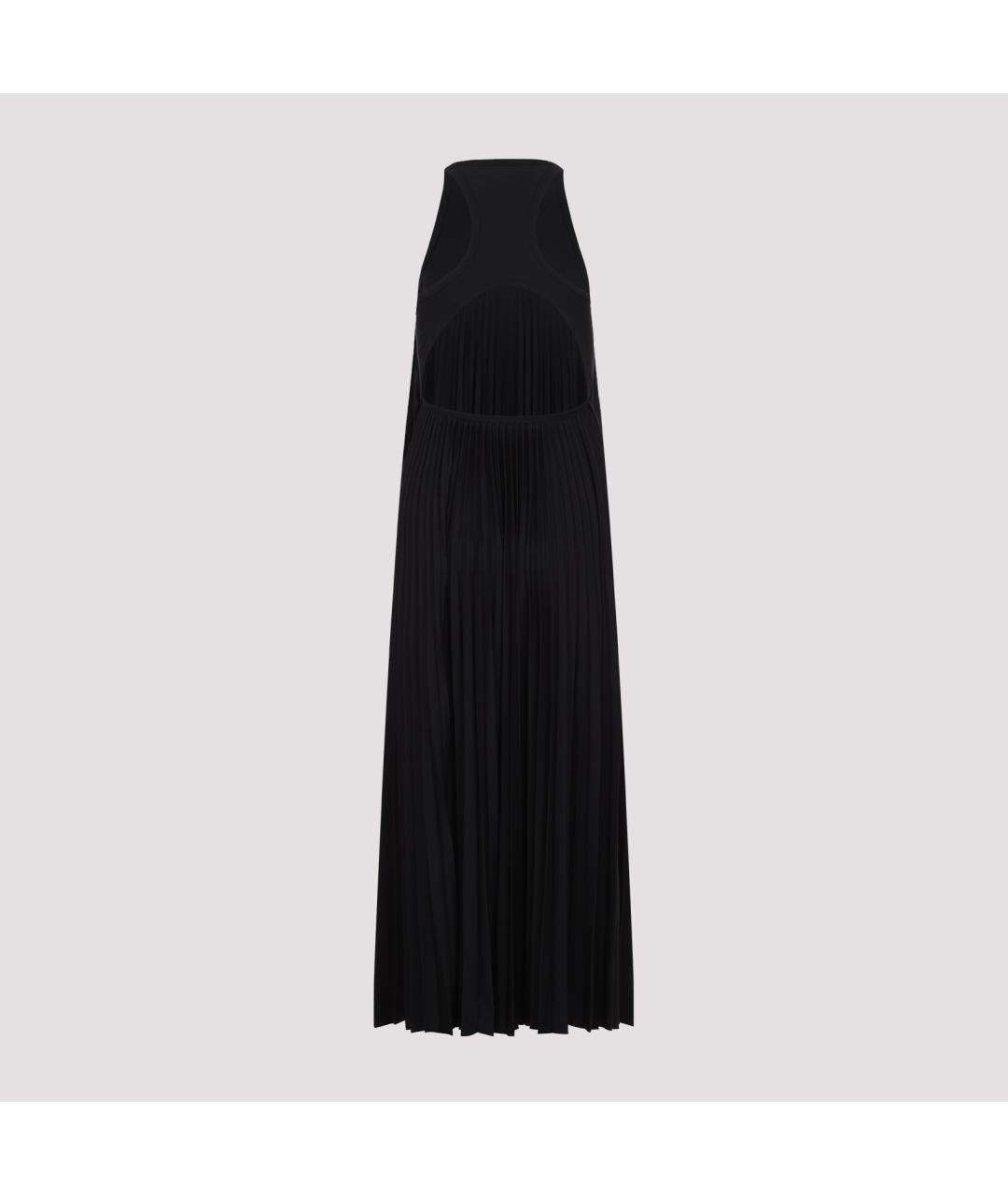 SPORTMAX Черное полиэстеровое повседневное платье, фото 4