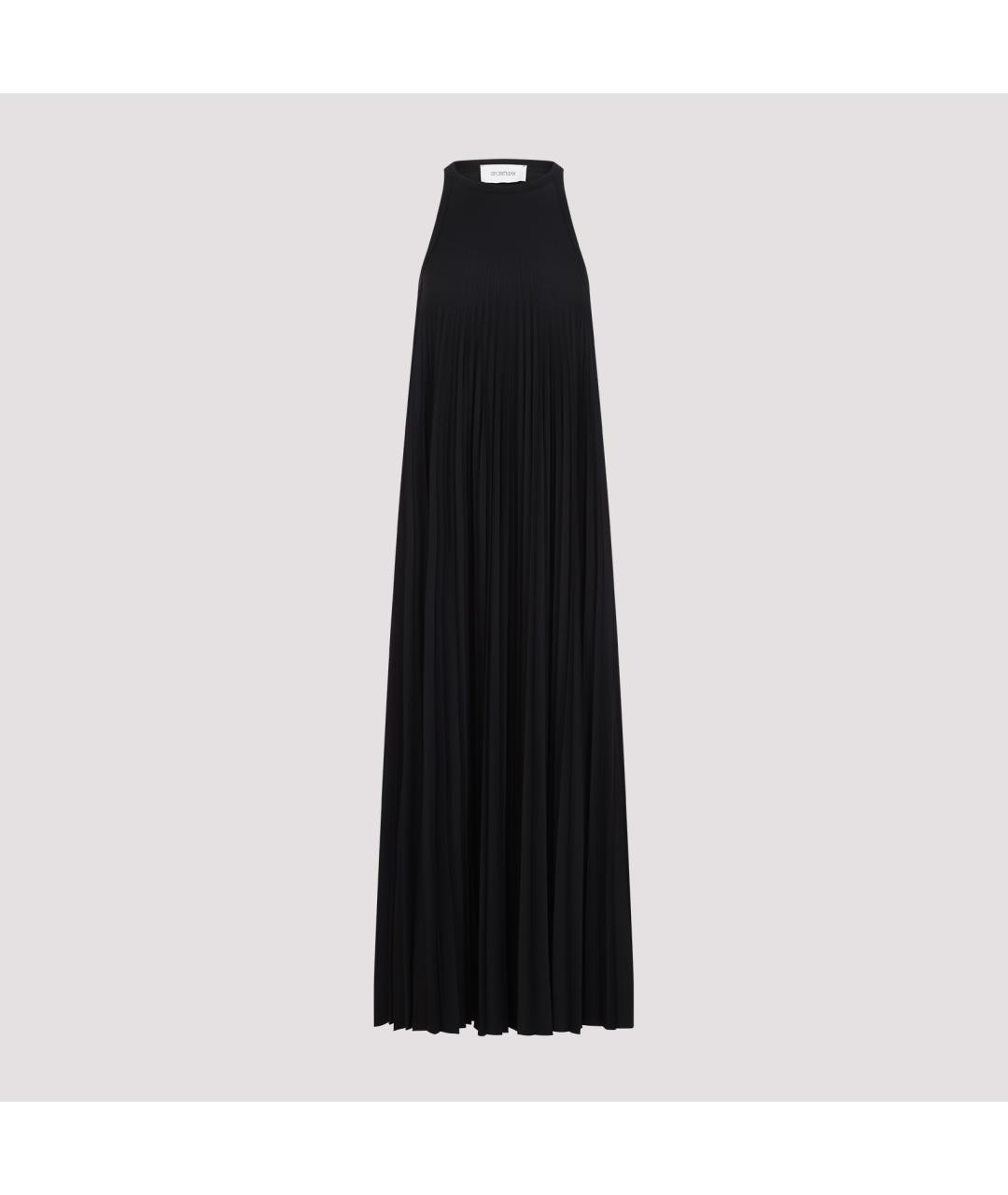 SPORTMAX Черное полиэстеровое повседневное платье, фото 3