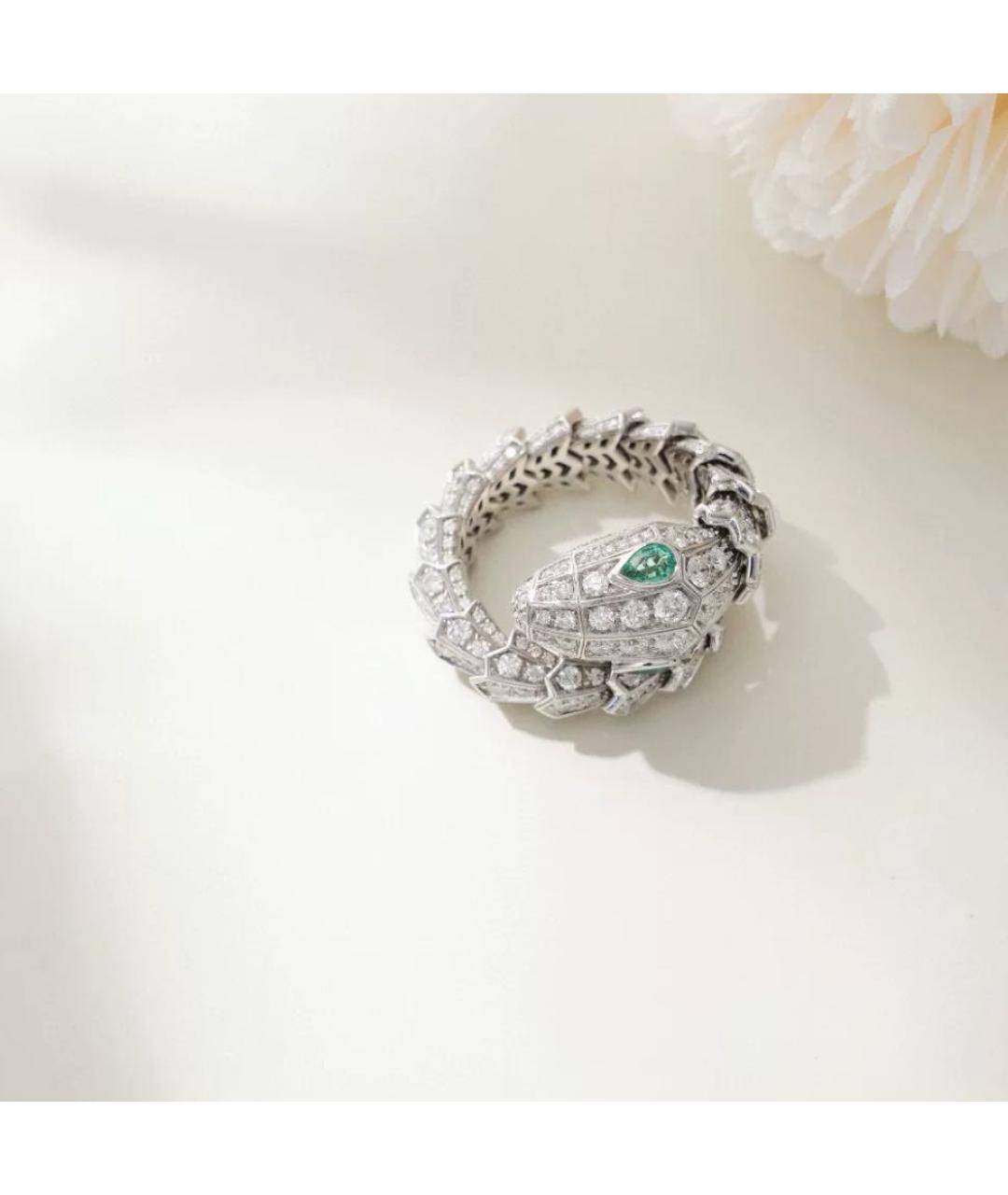 BVLGARI Белое кольцо из белого золота, фото 2