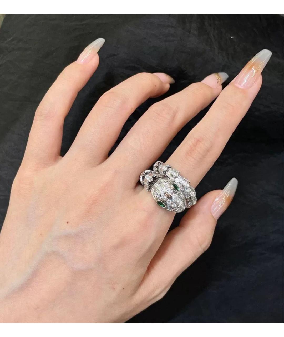BVLGARI Белое кольцо из белого золота, фото 4