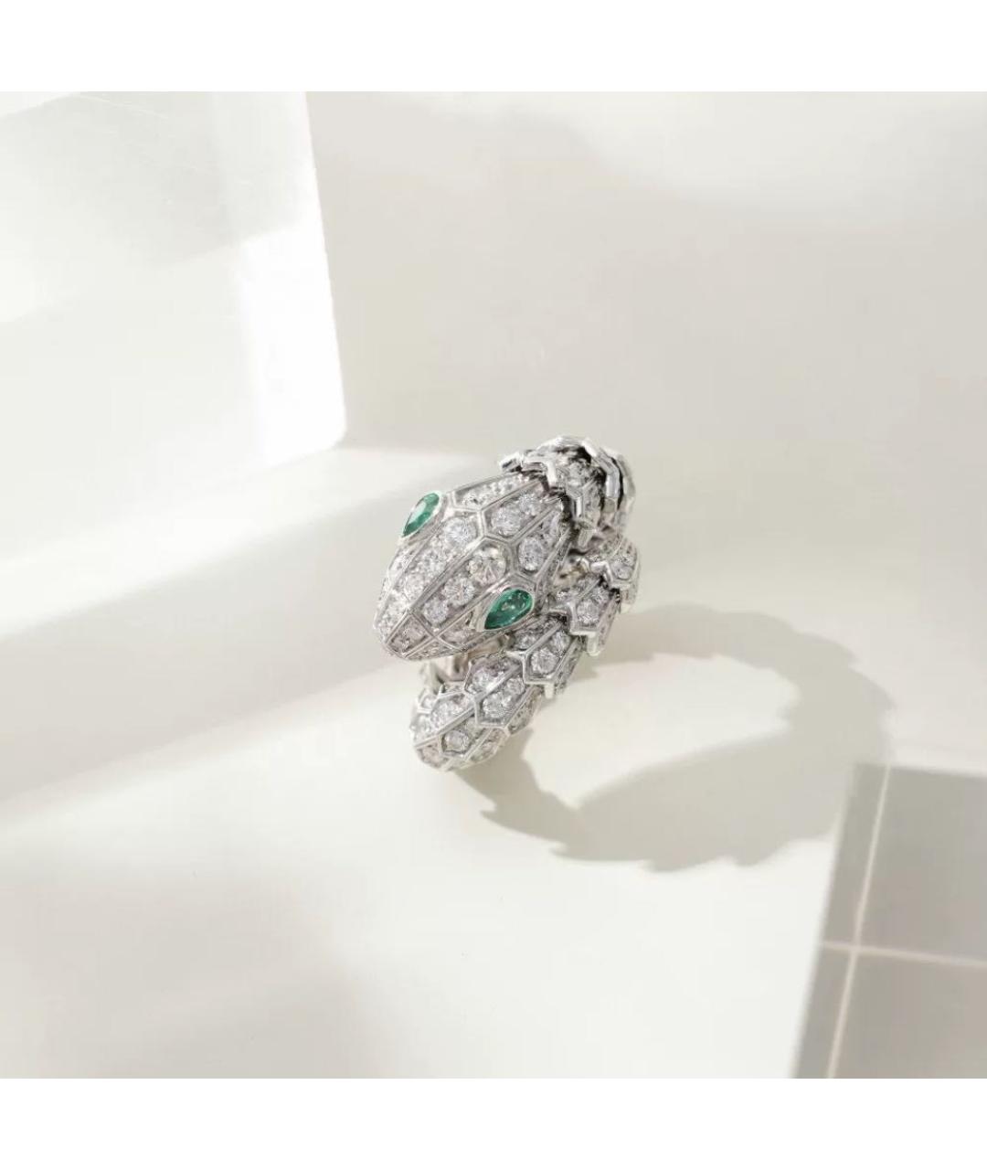 BVLGARI Белое кольцо из белого золота, фото 5