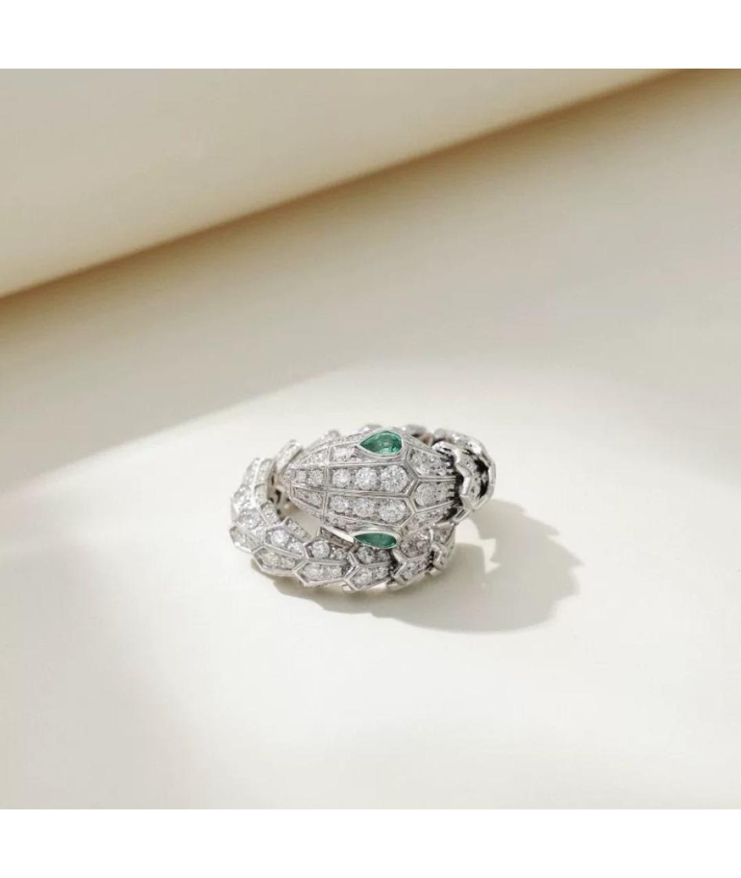 BVLGARI Белое кольцо из белого золота, фото 3