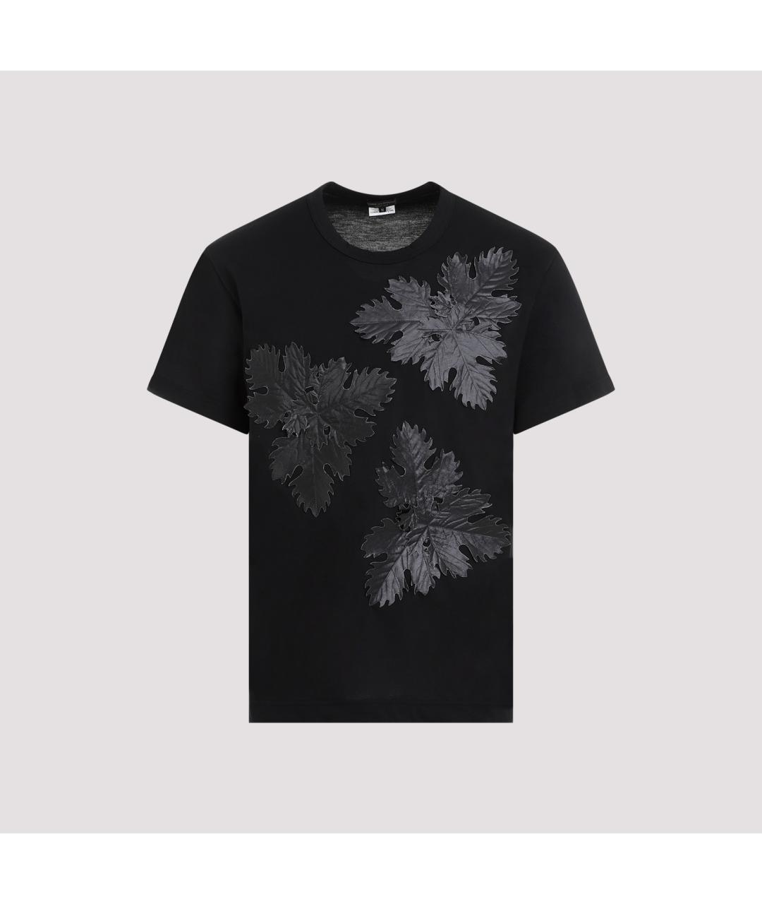 COMME DES GARÇONS HOMME PLUS Черная синтетическая футболка, фото 3