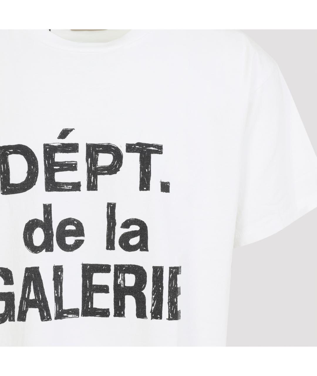 Gallery Dept Белая хлопковая футболка, фото 5