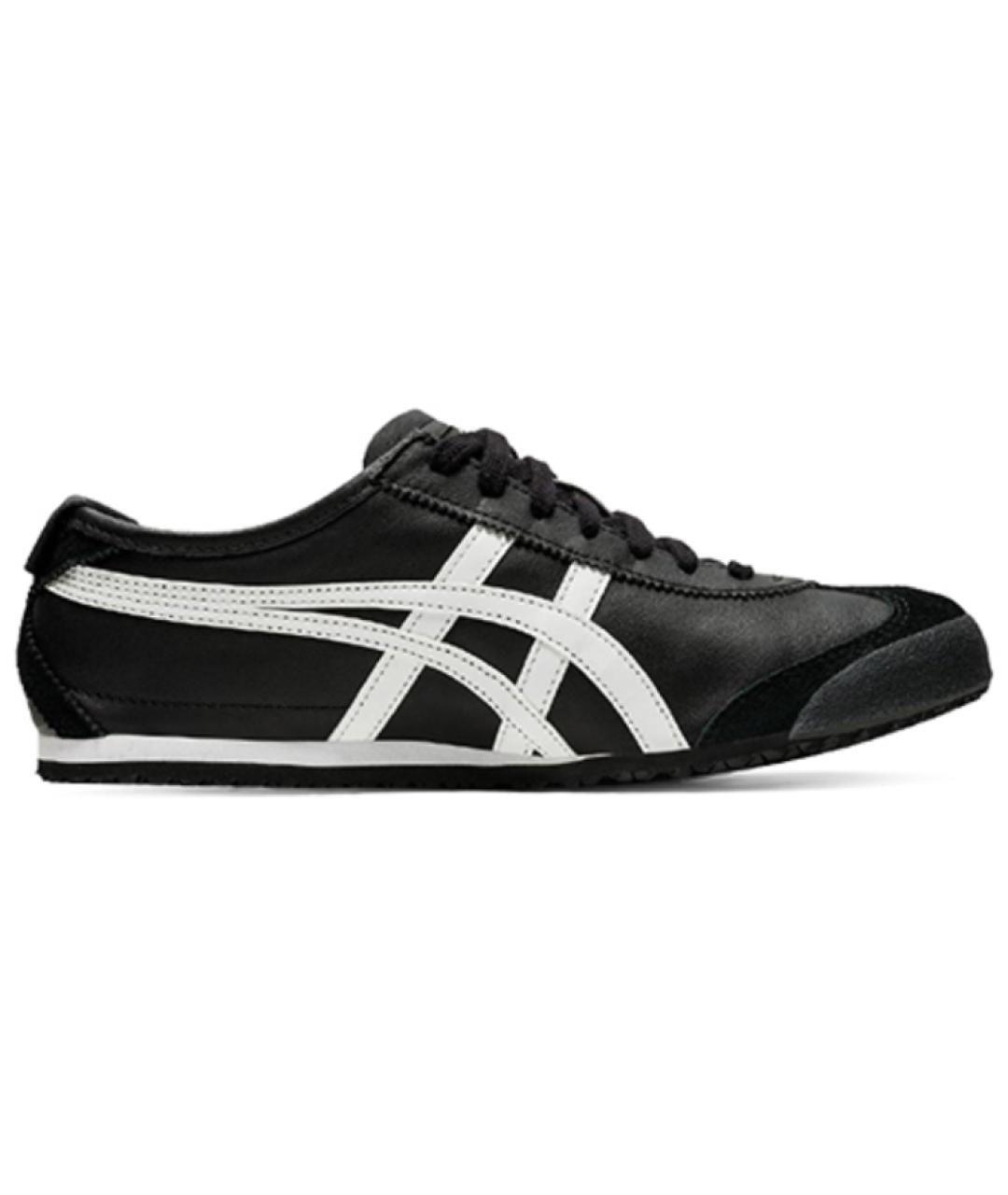 ONITSUKA TIGER Черные кожаные кроссовки, фото 1